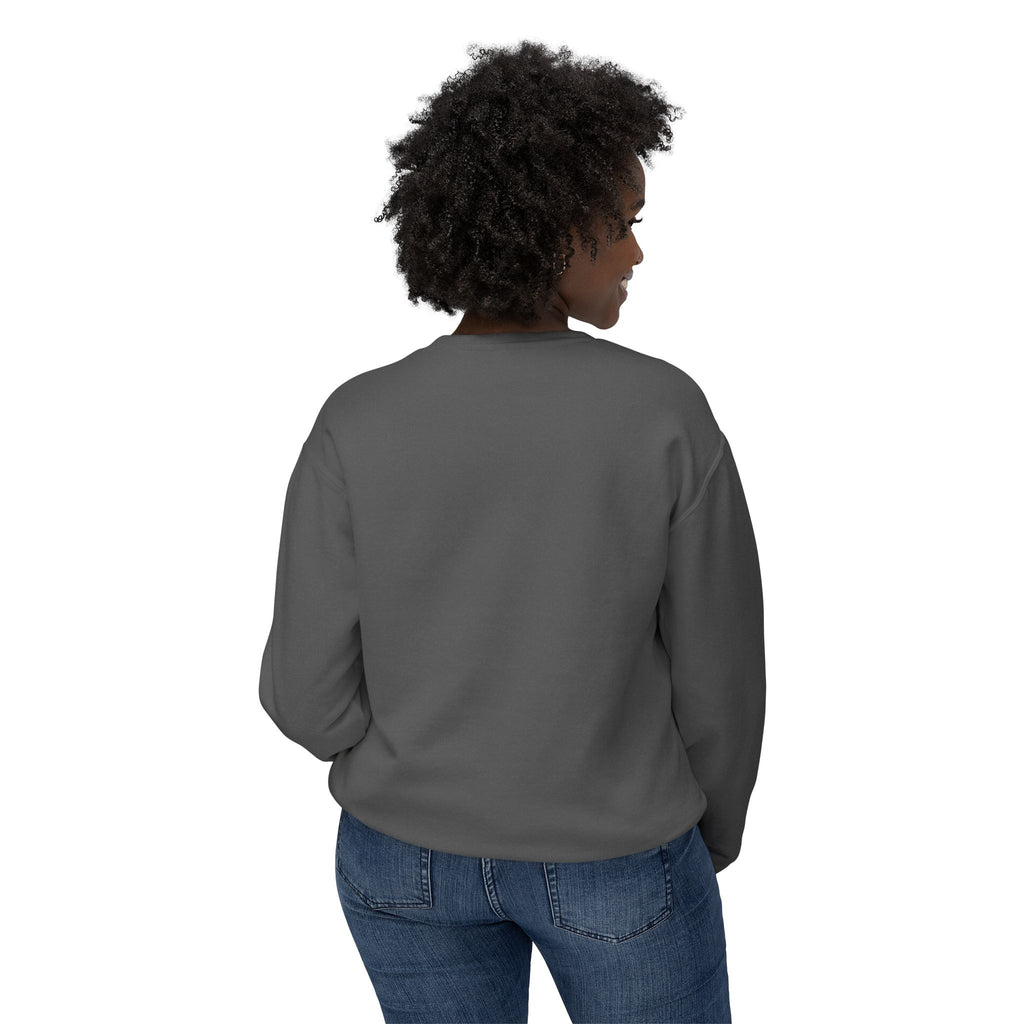 Vintage Green Muscle Car Crewneck Sweatshirt — "Mind Game" Patch & QR Design