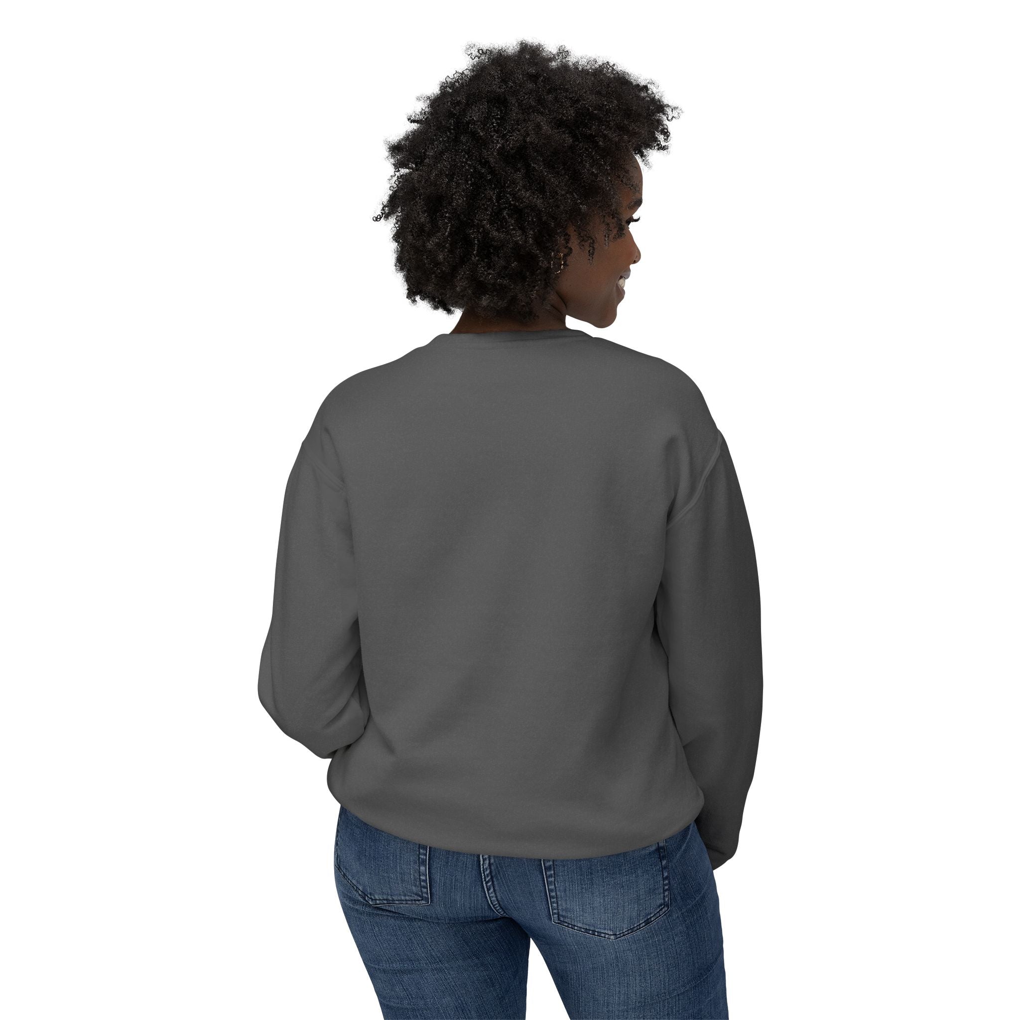 Vintage Green Muscle Car Crewneck Sweatshirt — "Mind Game" Patch & QR Design