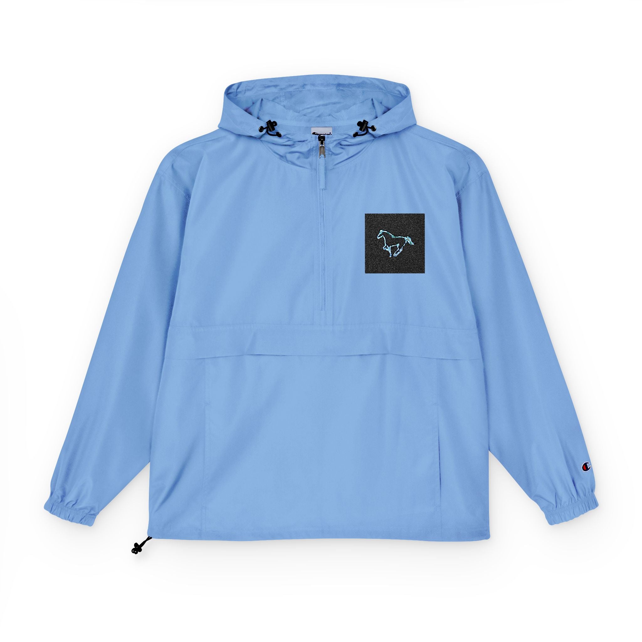 Champion Packable Anorak Jacket — Neon Cyberpunk Unisex Windbreaker