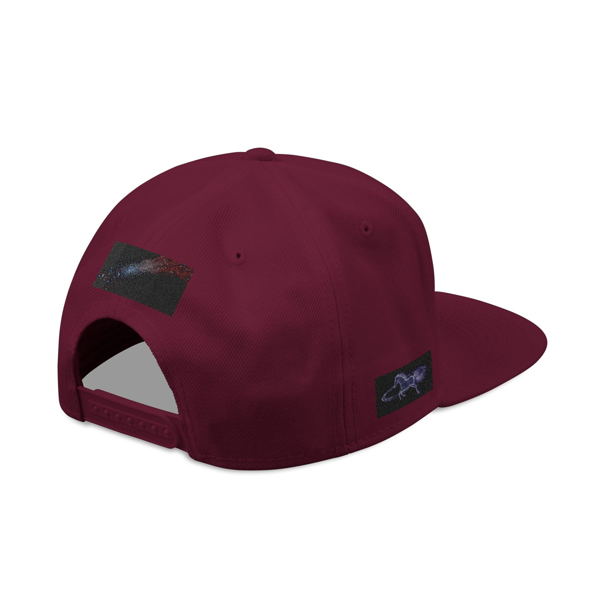 Galaxy Embroidered Snapback Hat — Space Nebula Neon Cyber Cap