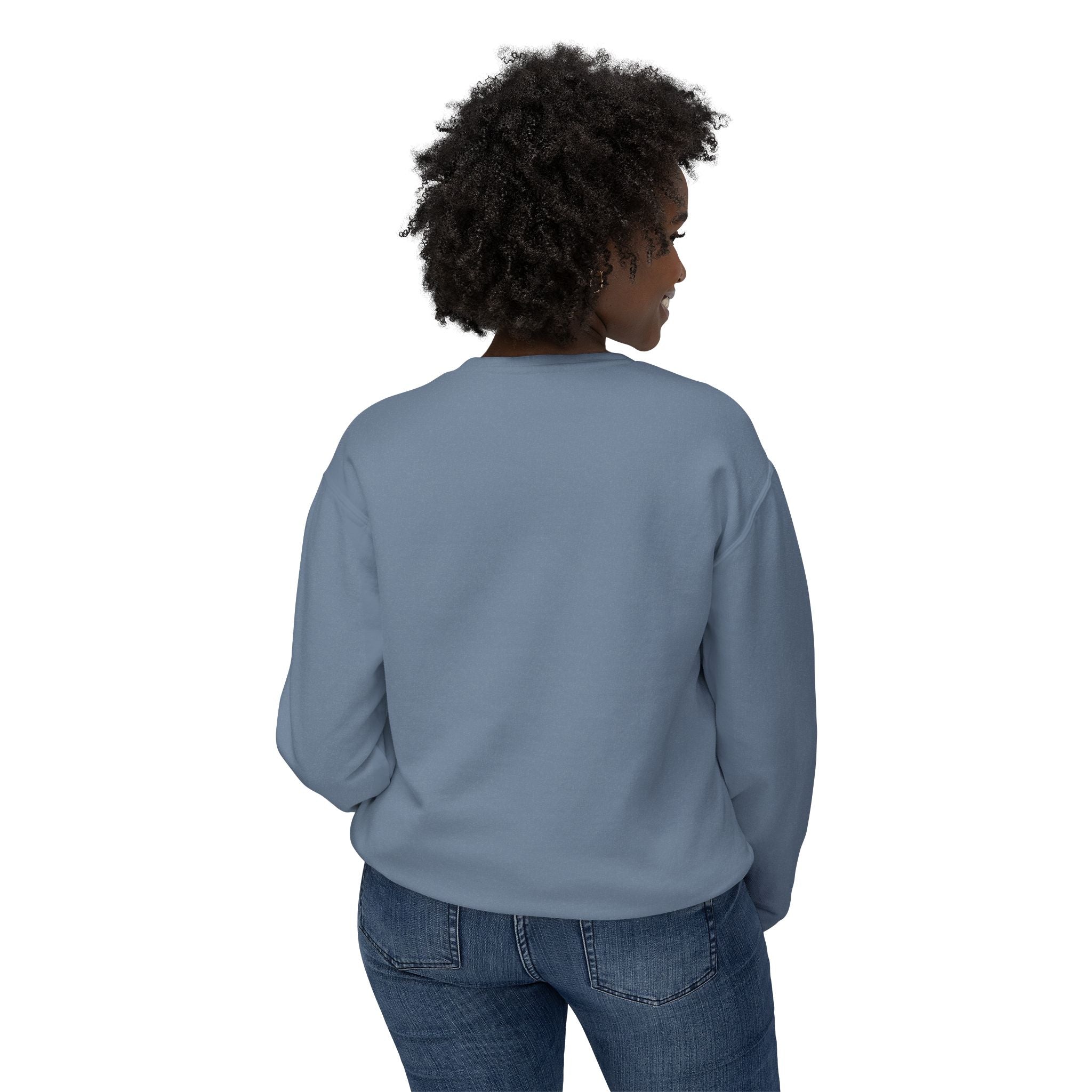 Vintage Green Muscle Car Crewneck Sweatshirt — "Mind Game" Patch & QR Design
