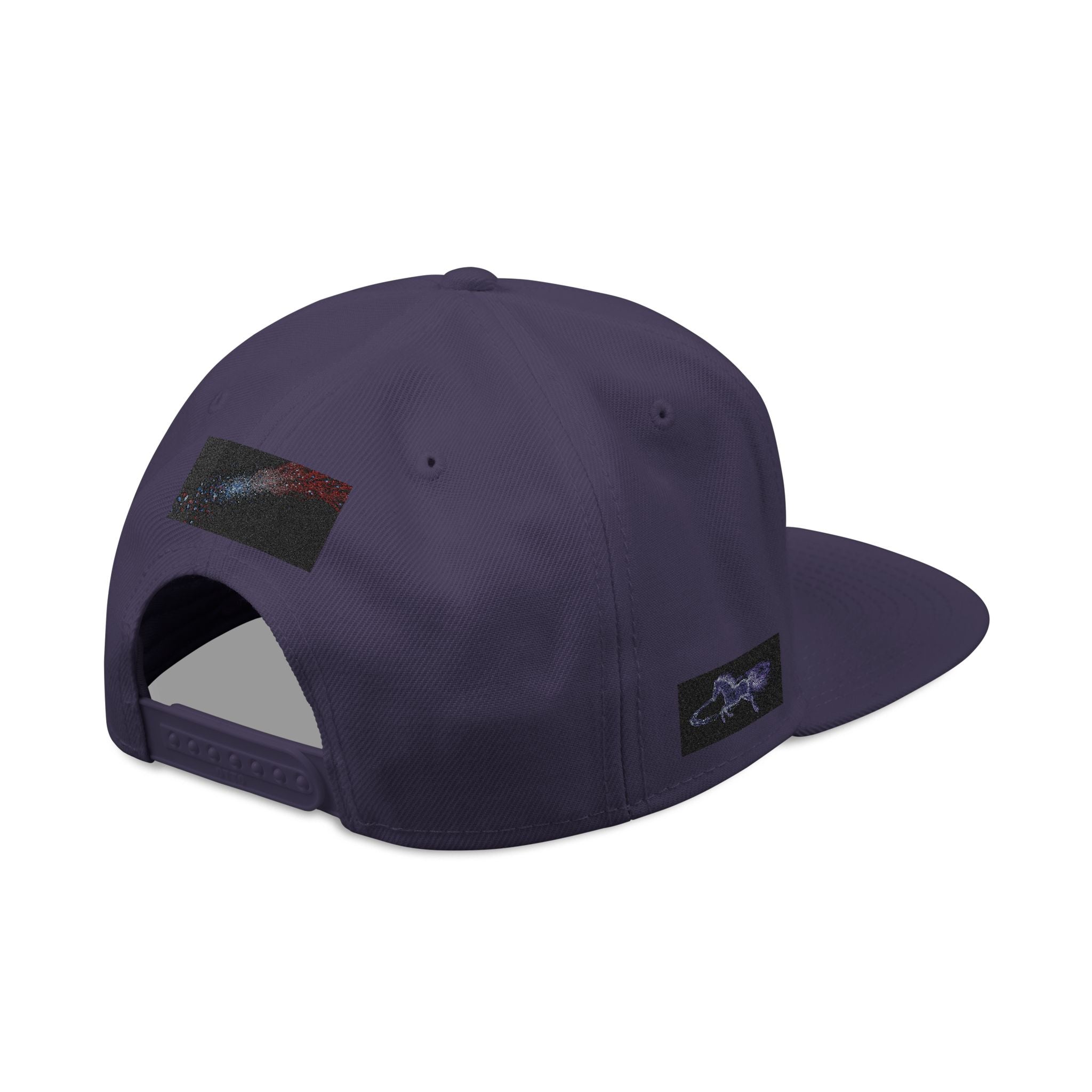 Galaxy Embroidered Snapback Hat — Space Nebula Neon Cyber Cap