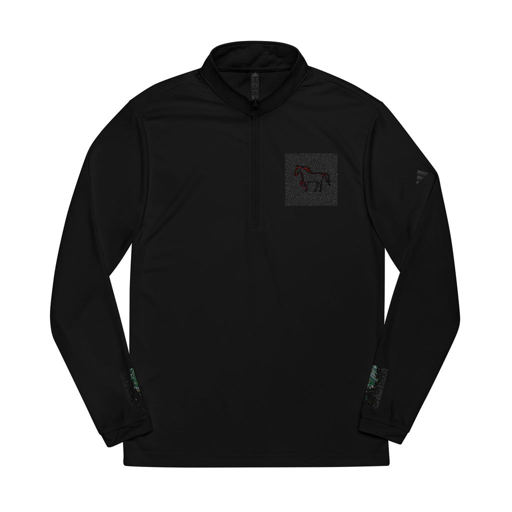 adidas® Quarter-Zip Pullover — Neon Cyber Performance Layer (Embroidery)