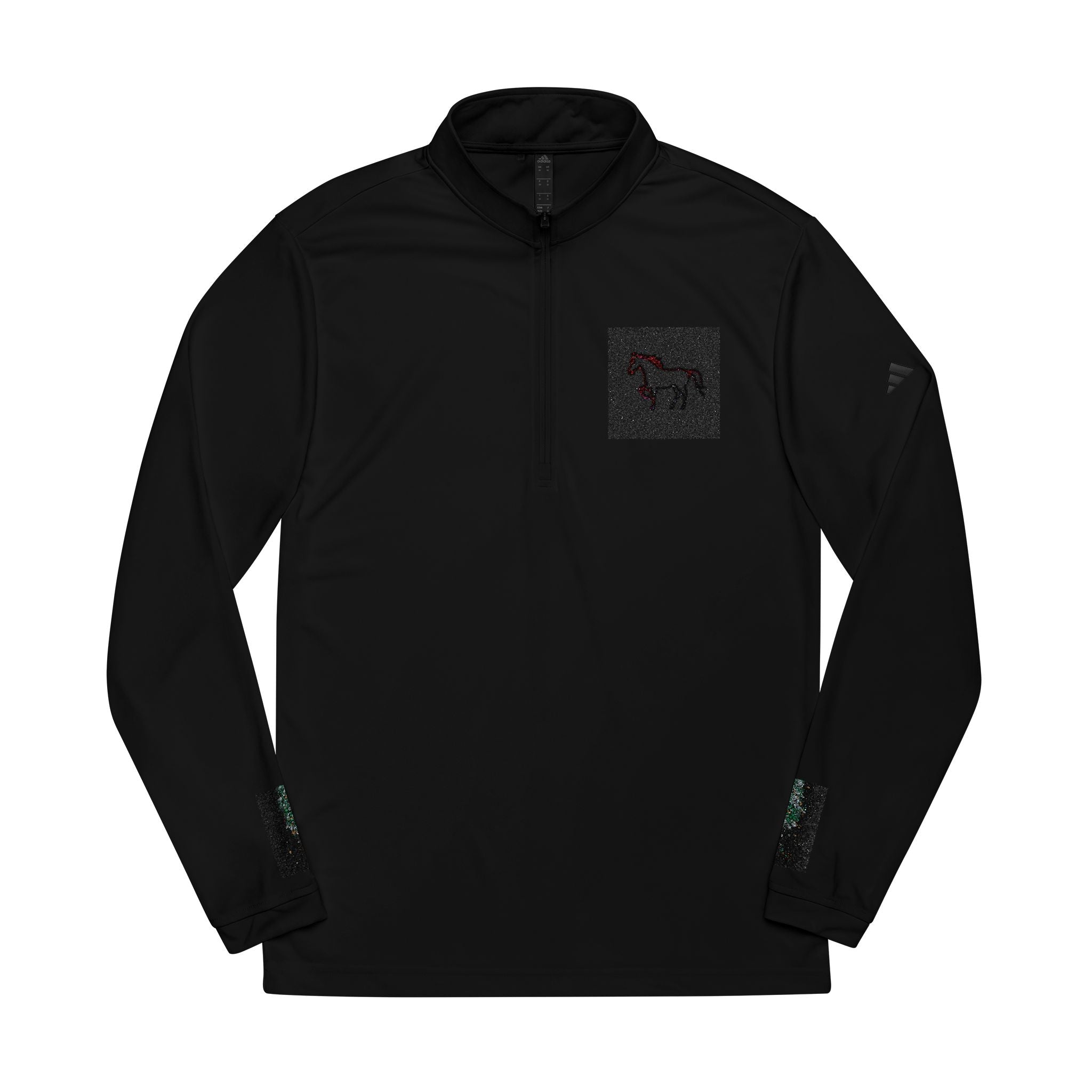 adidas® Quarter-Zip Pullover — Neon Cyber Performance Layer (Embroidery)