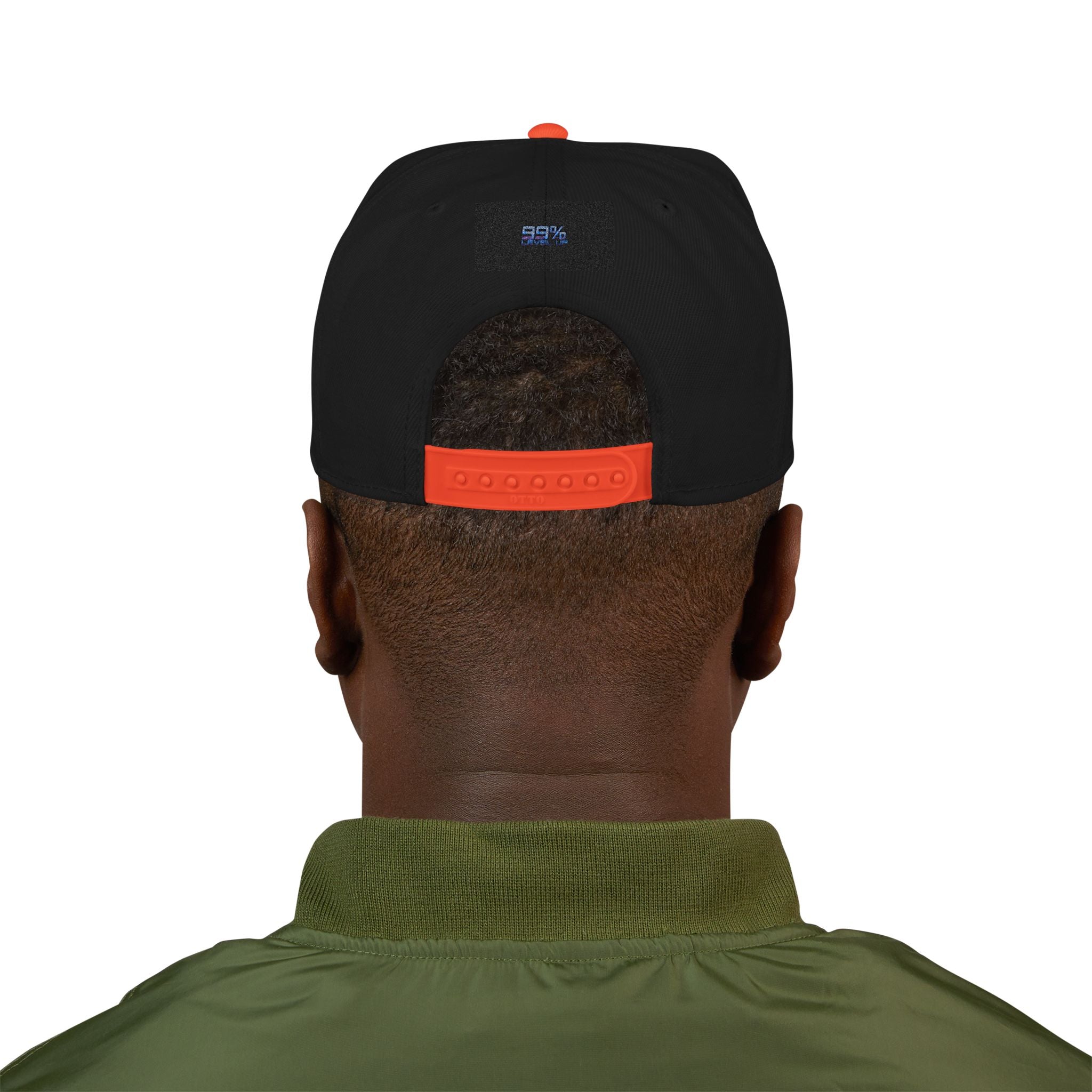 Neon Grid Snapback — Cyberpunk Embroidered Street Cap