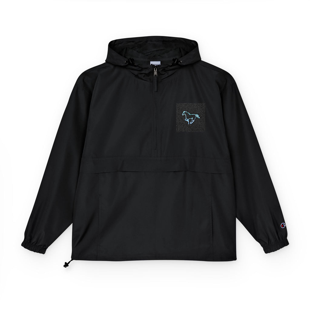 Champion Packable Anorak Jacket — Neon Cyberpunk Unisex Windbreaker