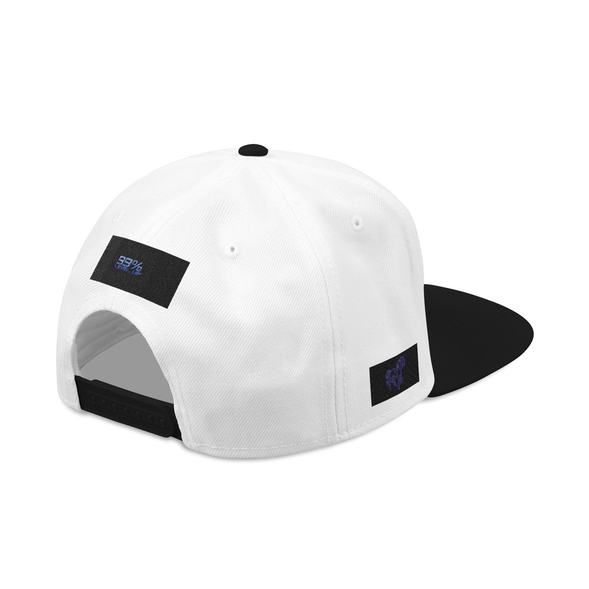 Neon Grid Snapback — Cyberpunk Embroidered Street Cap