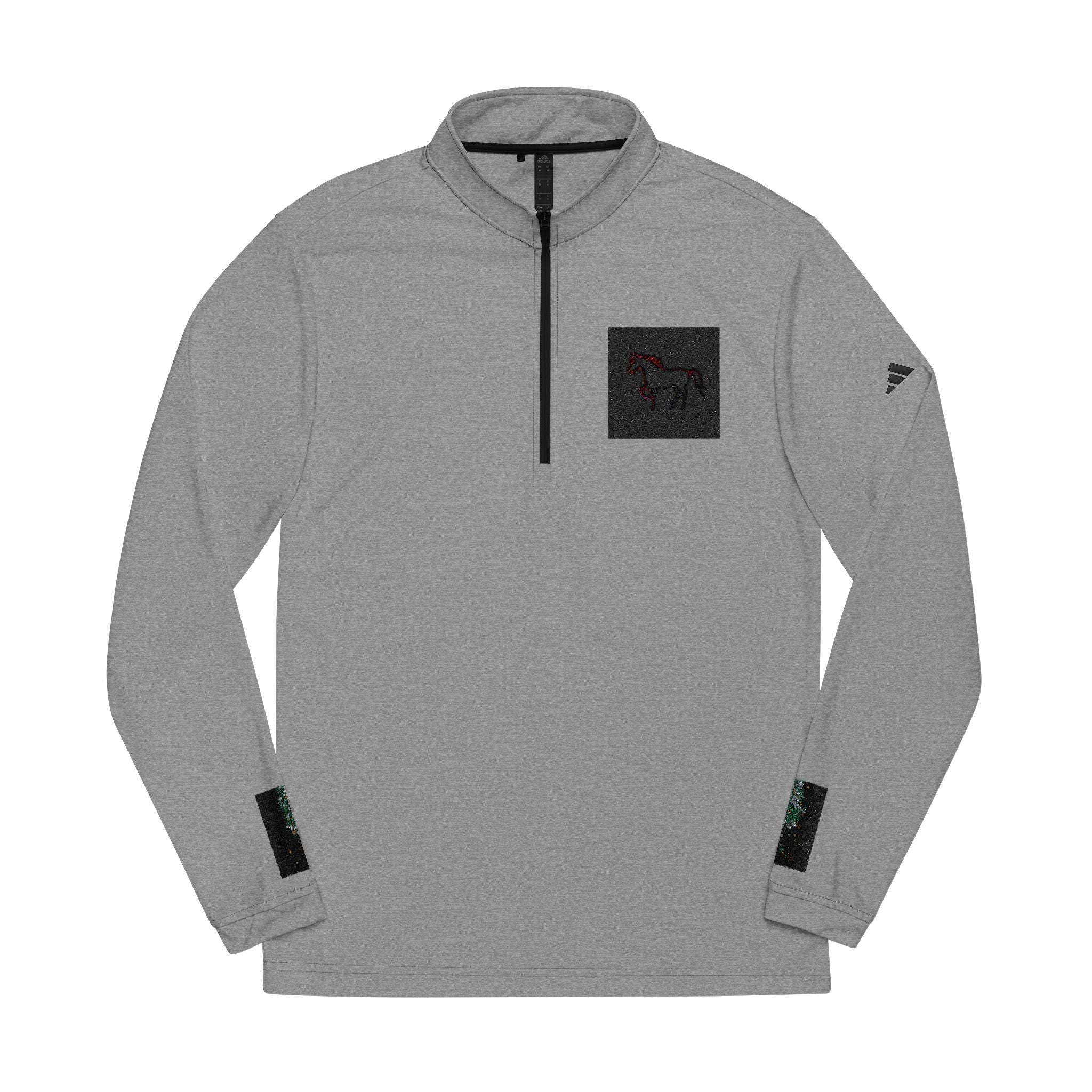 adidas® Quarter-Zip Pullover — Neon Cyber Performance Layer (Embroidery)
