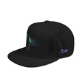 Galaxy Embroidered Snapback Hat — Space Nebula Neon Cyber Cap