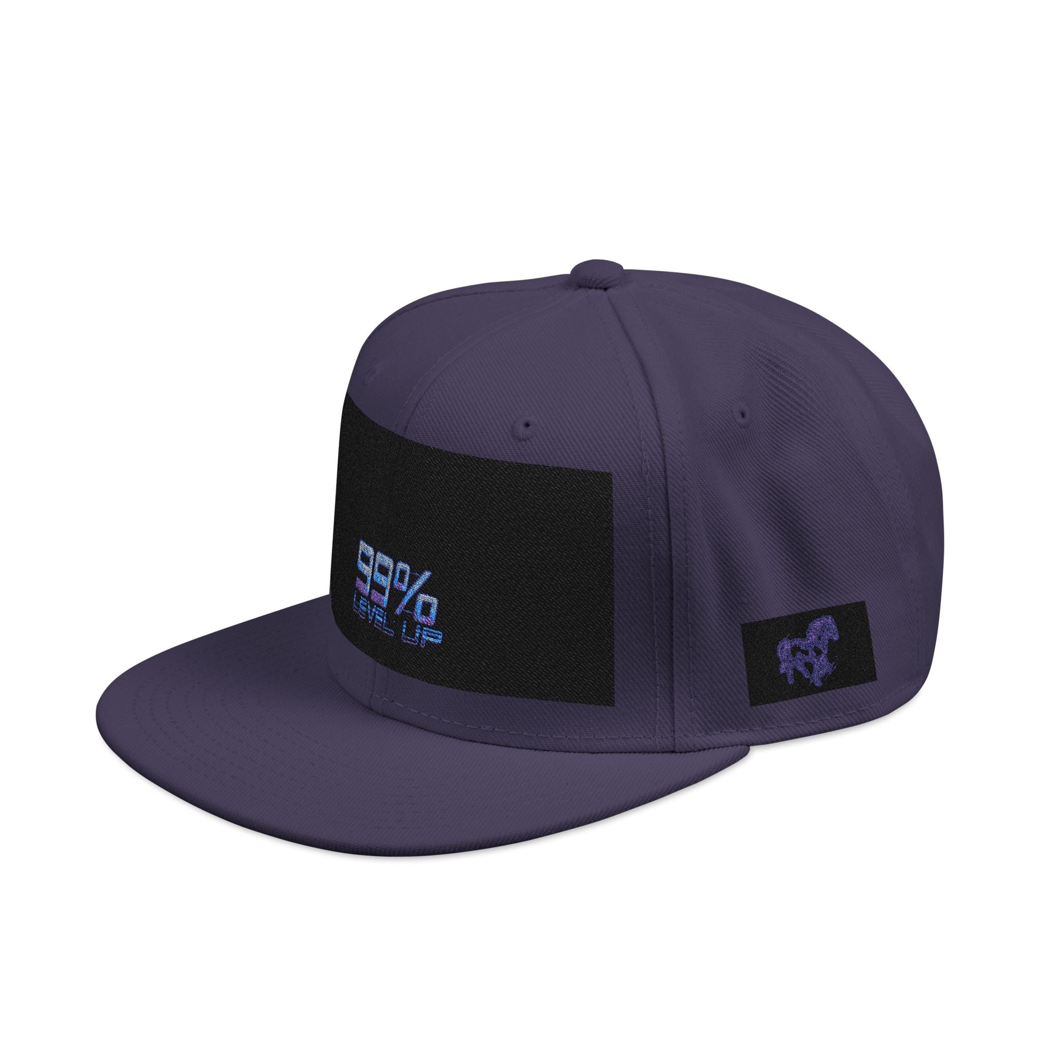 Neon Grid Snapback — Cyberpunk Embroidered Street Cap