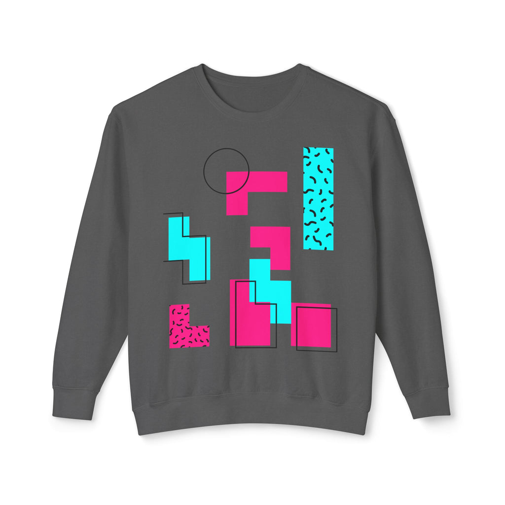 Retro Memphis Geometric Crewneck Sweatshirt