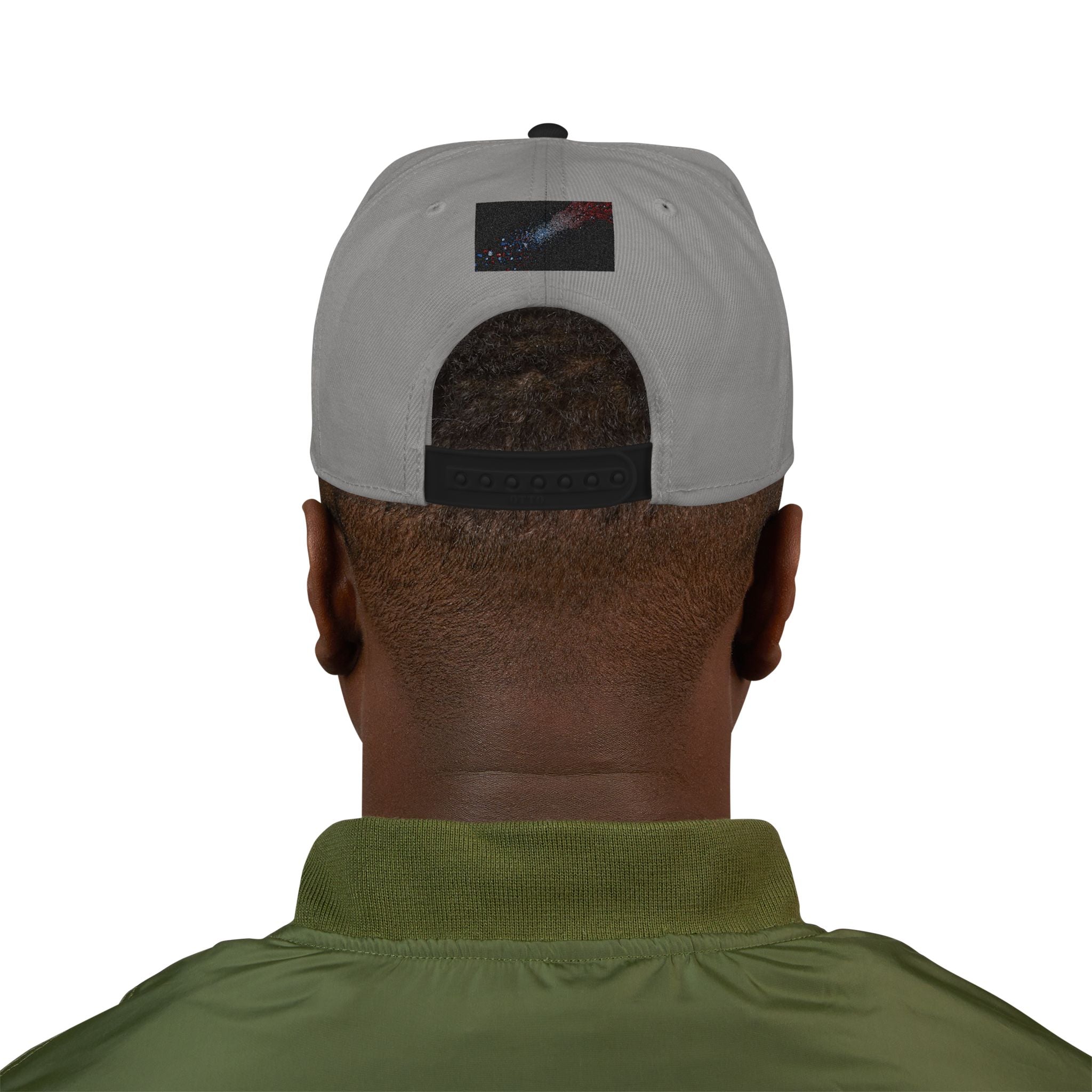 Galaxy Embroidered Snapback Hat — Space Nebula Neon Cyber Cap