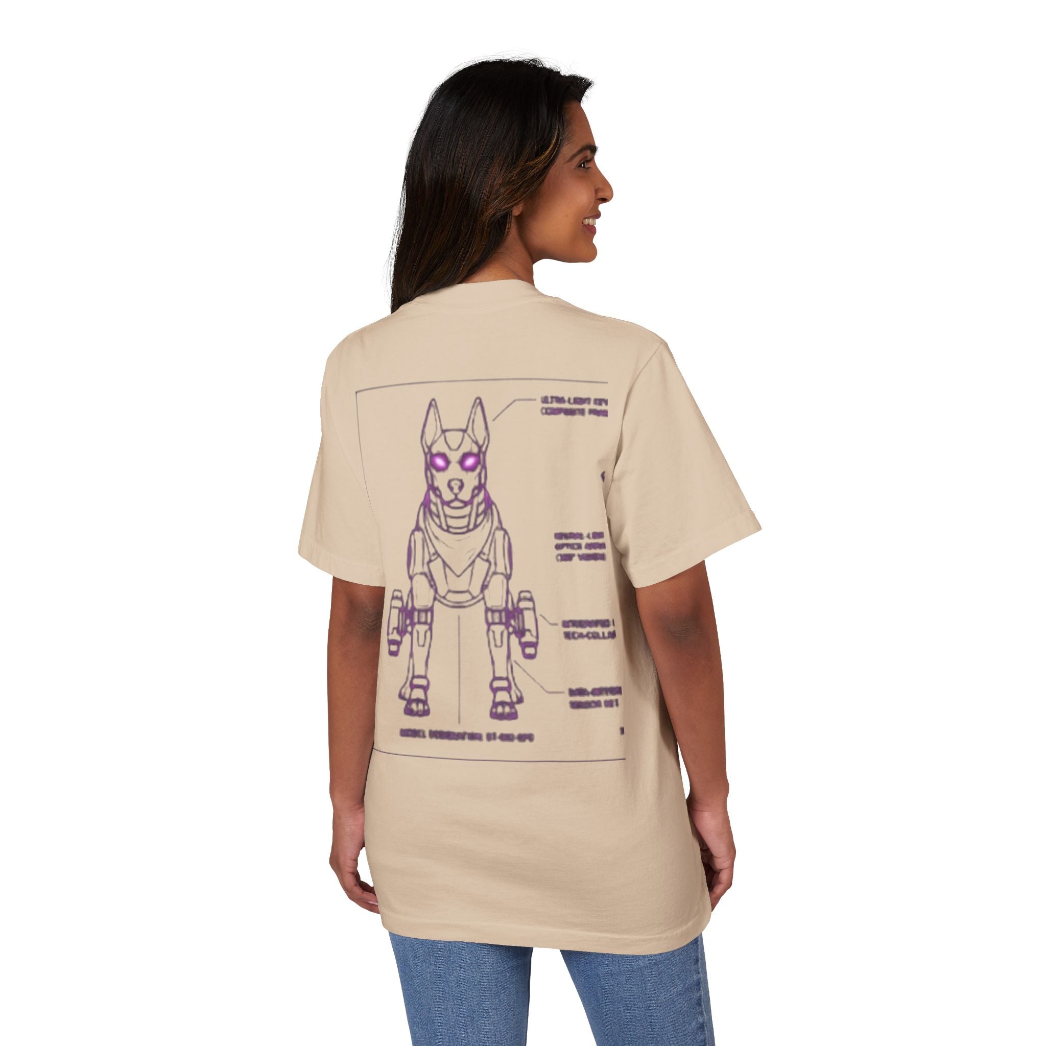 Cybernetic K9 Blueprint T-Shirt