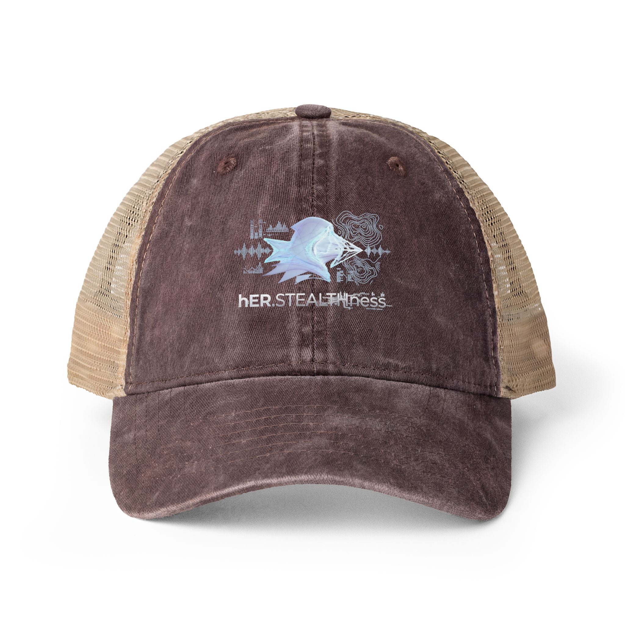 Women's Washed Mesh-Back Cap