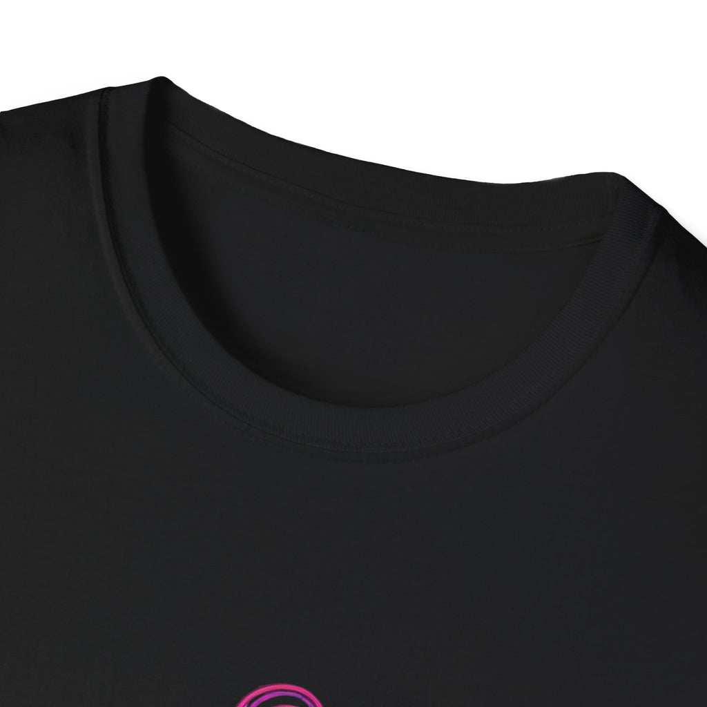 Neon Rider T-Shirt — Pink Horse Front & “99% Level Up” Retro Back