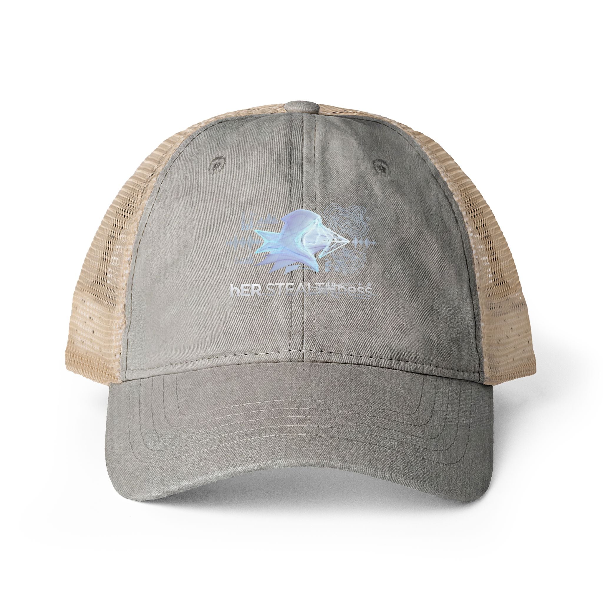 Women's Washed Mesh-Back Cap