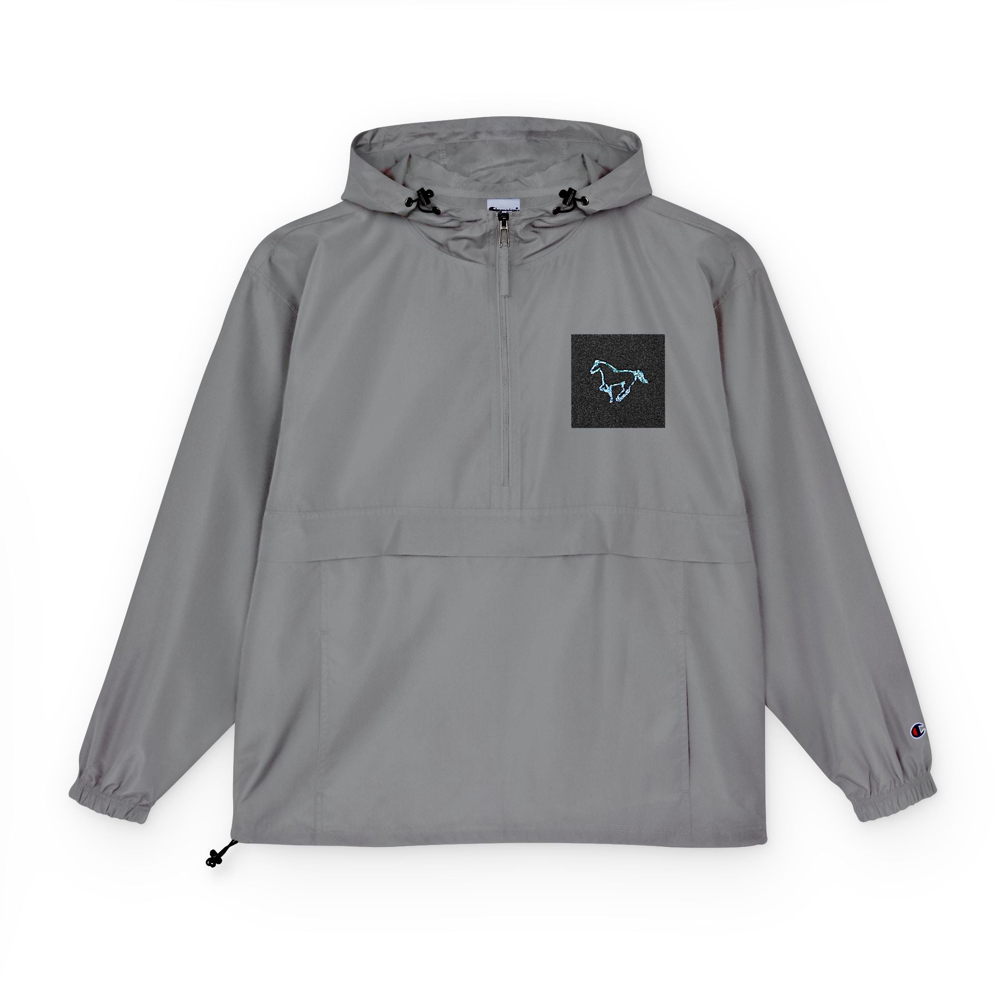 Champion Packable Anorak Jacket — Neon Cyberpunk Unisex Windbreaker