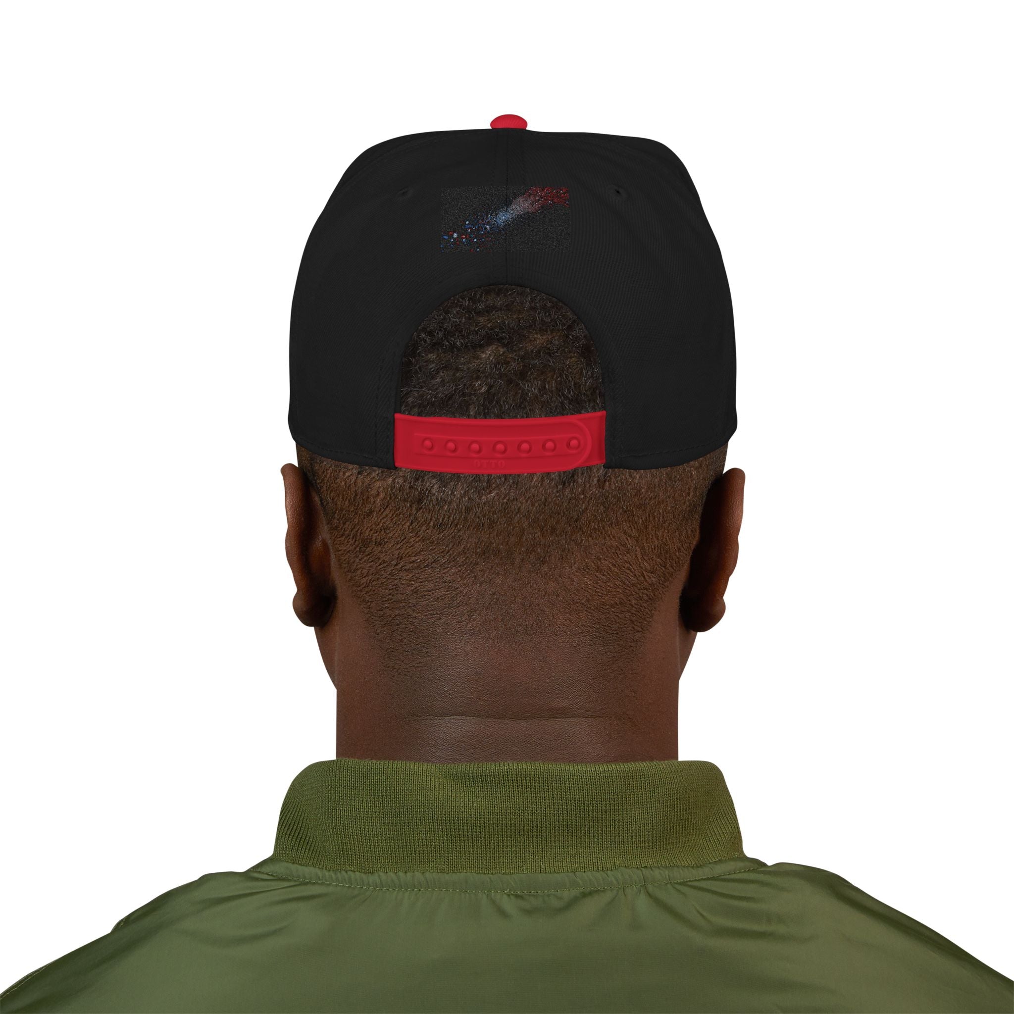Galaxy Embroidered Snapback Hat — Space Nebula Neon Cyber Cap
