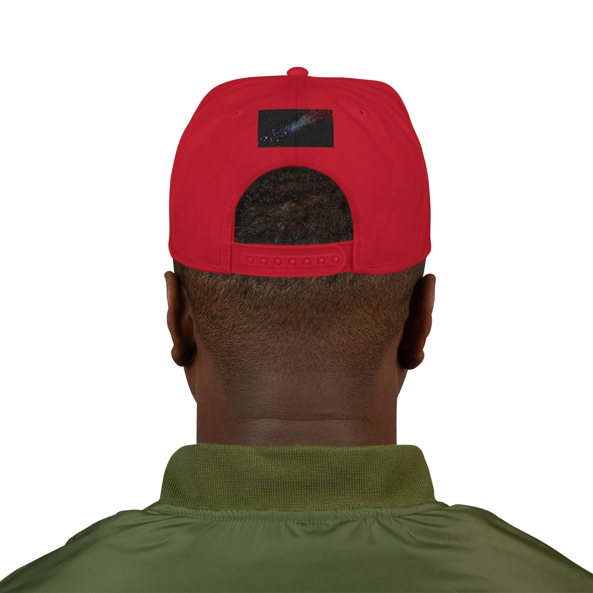 Galaxy Embroidered Snapback Hat — Space Nebula Neon Cyber Cap