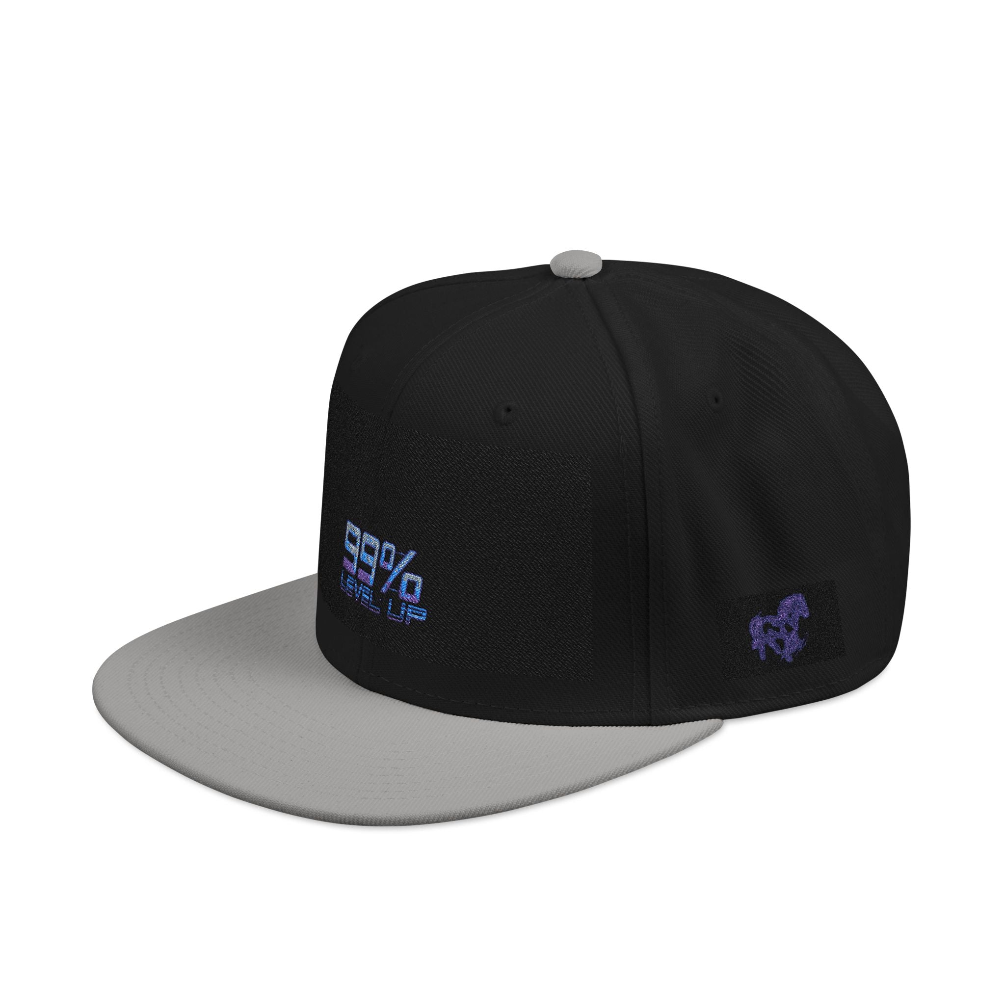 Neon Grid Snapback — Cyberpunk Embroidered Street Cap