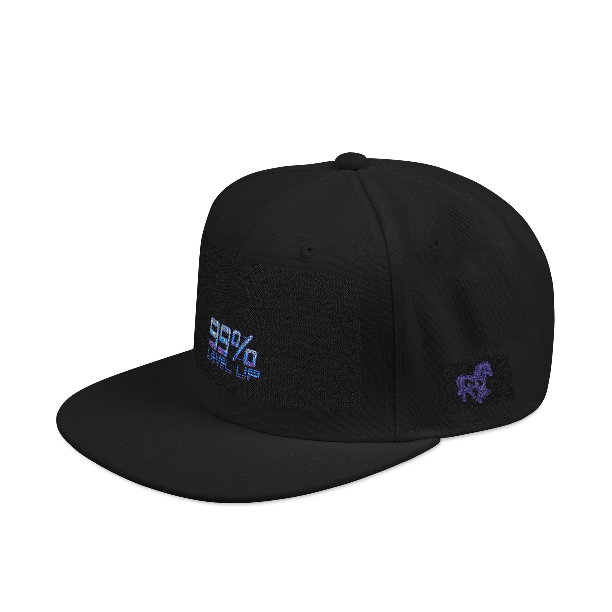 Neon Grid Snapback — Cyberpunk Embroidered Street Cap