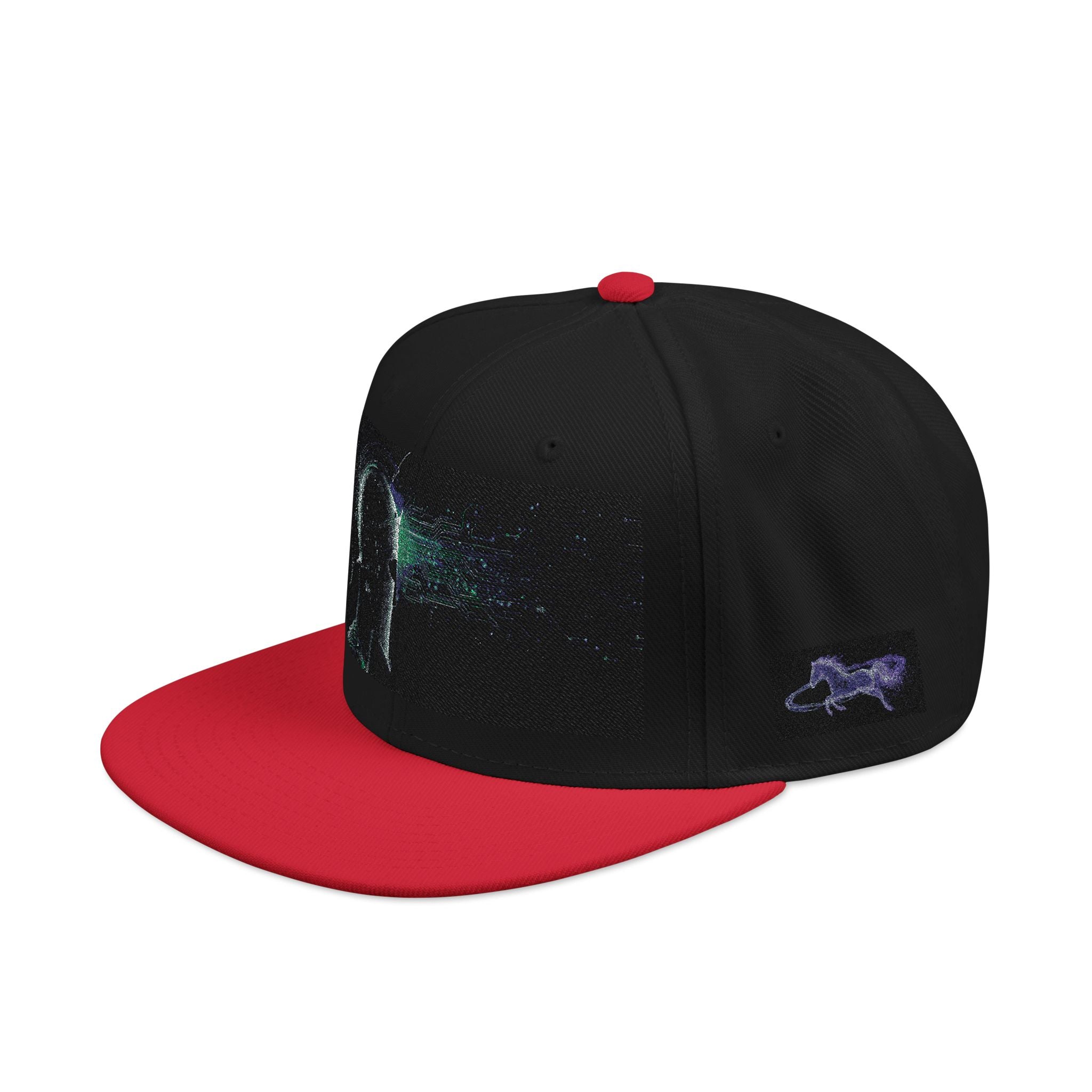 Galaxy Embroidered Snapback Hat — Space Nebula Neon Cyber Cap