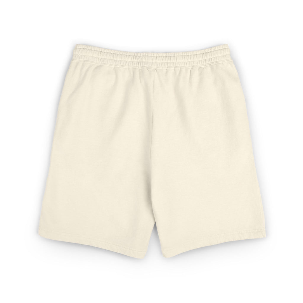 Ski Racer Fleece Sweat Shorts — Retro Neon Skiing Graphic