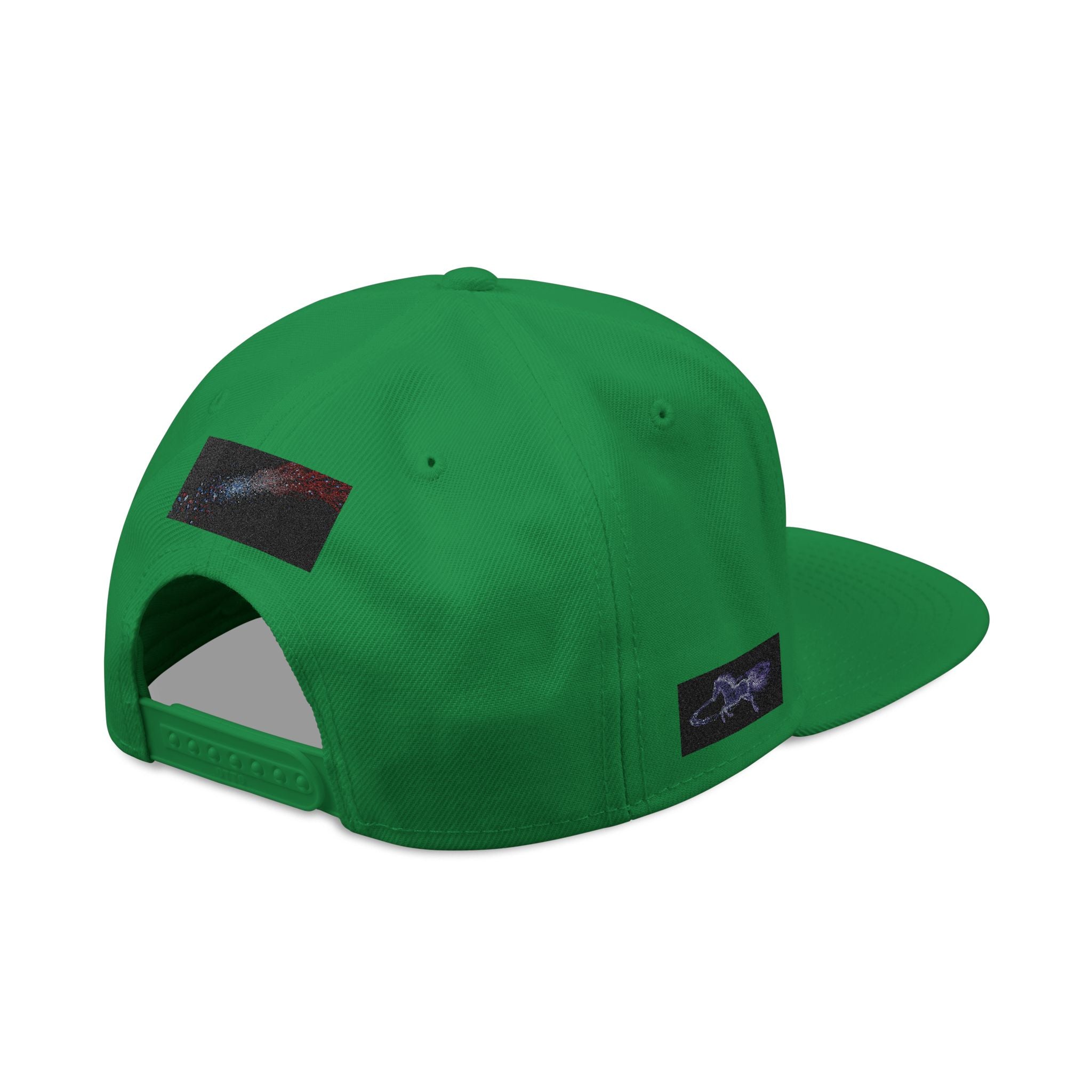 Galaxy Embroidered Snapback Hat — Space Nebula Neon Cyber Cap