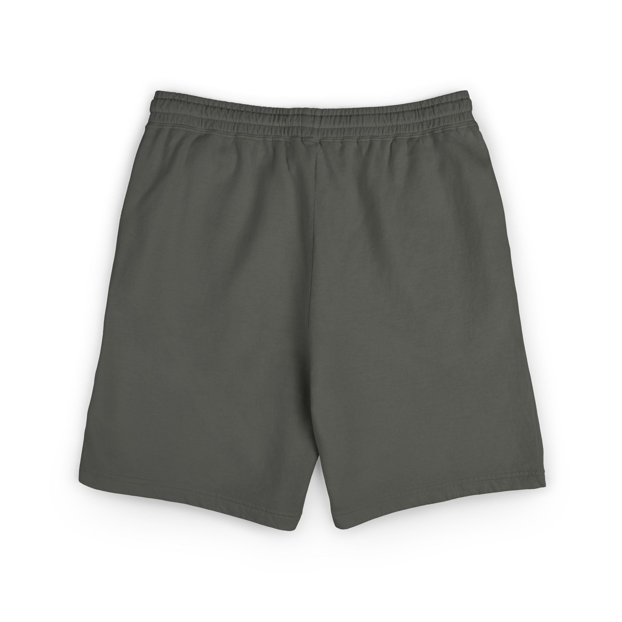 Ski Racer Fleece Sweat Shorts — Retro Neon Skiing Graphic