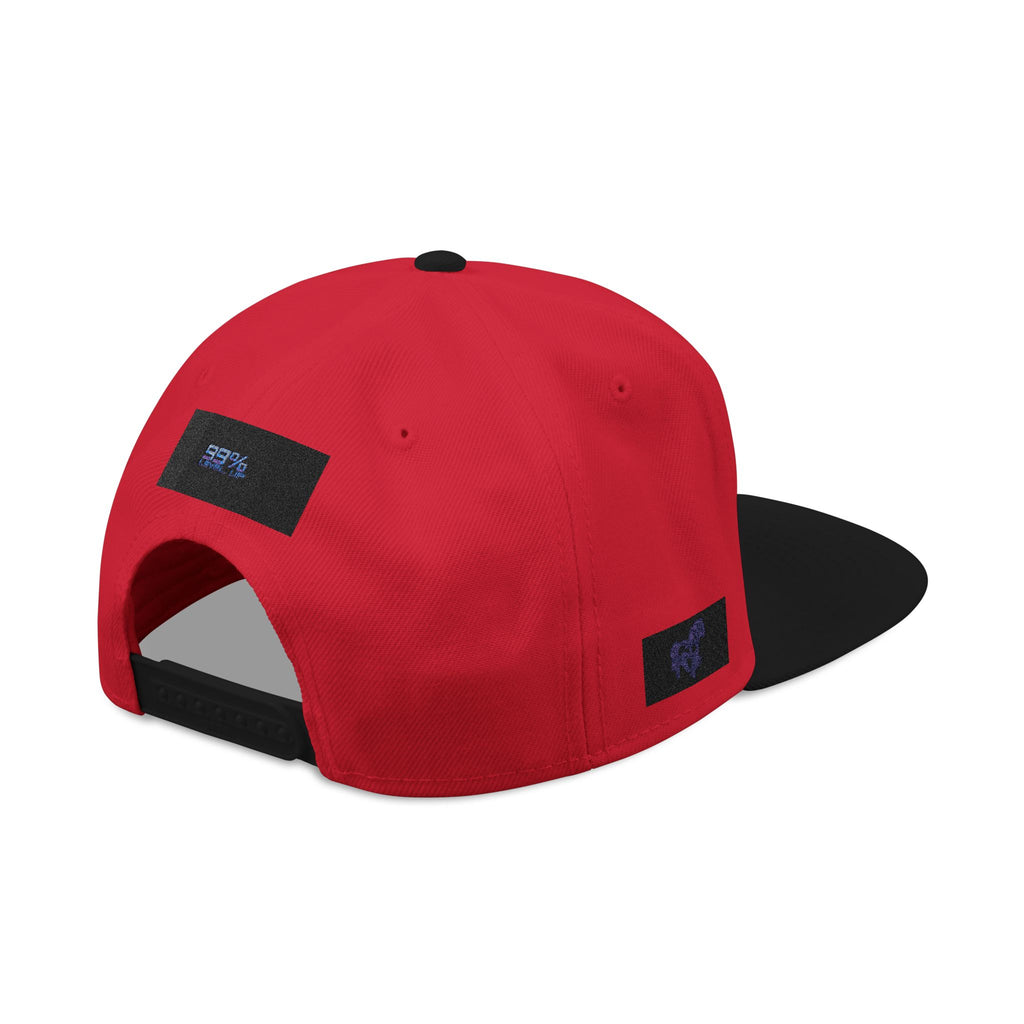 Neon Grid Snapback — Cyberpunk Embroidered Street Cap