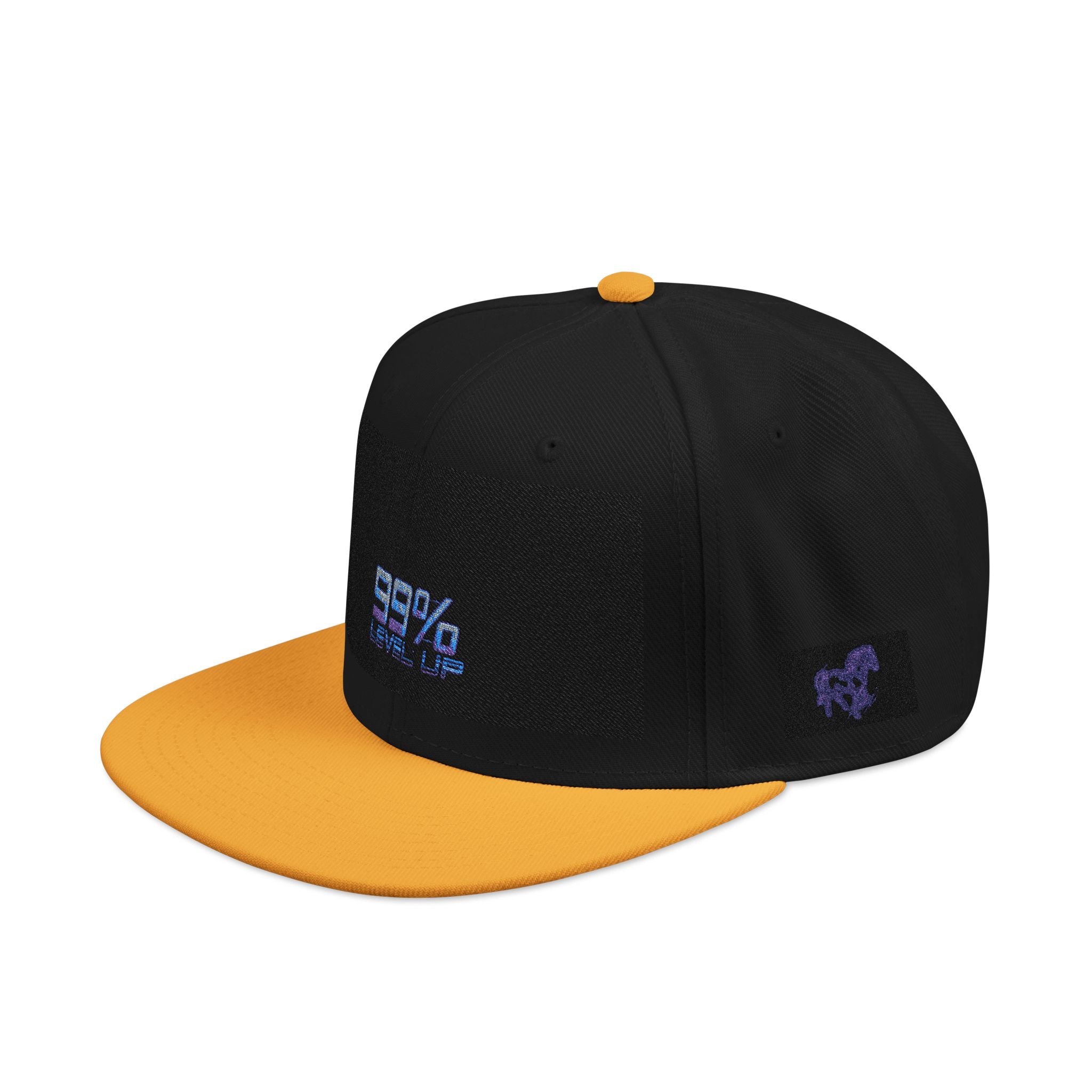 Neon Grid Snapback — Cyberpunk Embroidered Street Cap