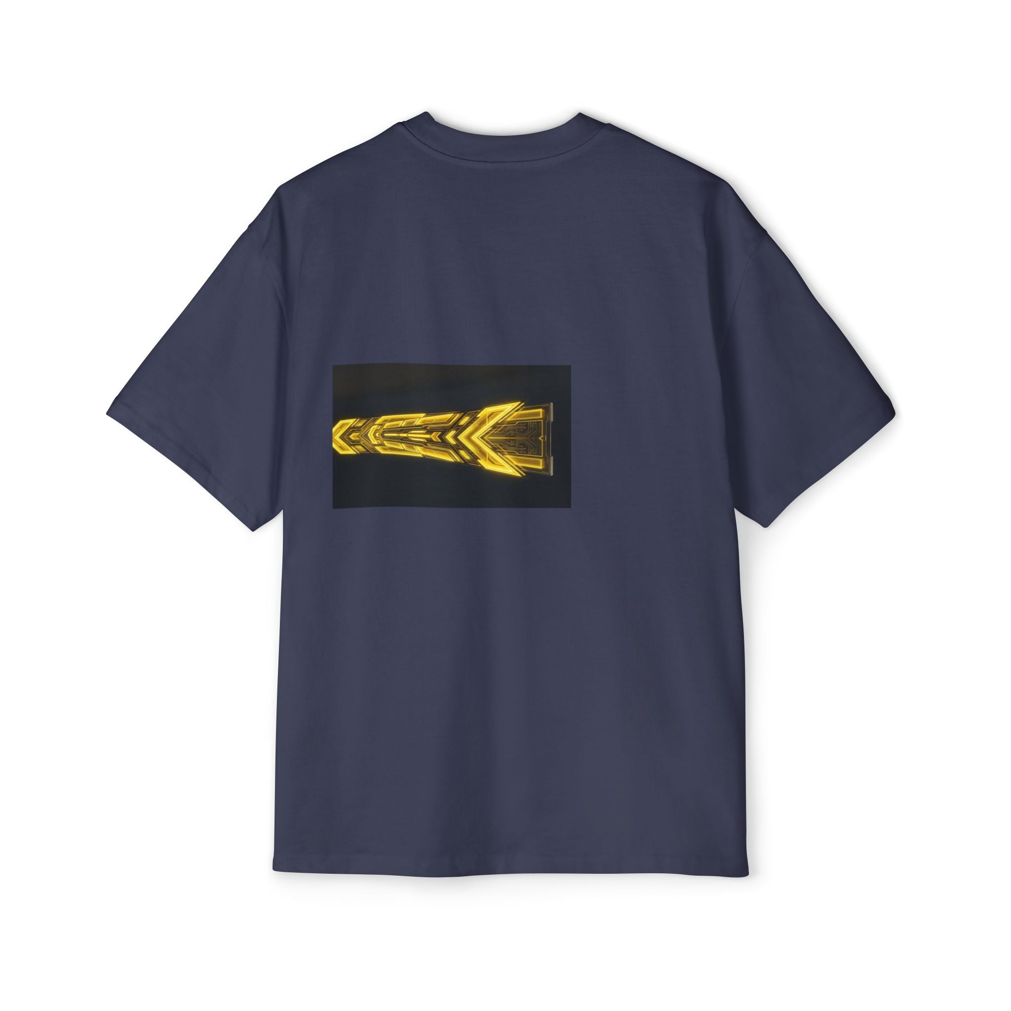 Glitch Override Tee — Futuristic Cyber Graphic Oversized T-Shirt