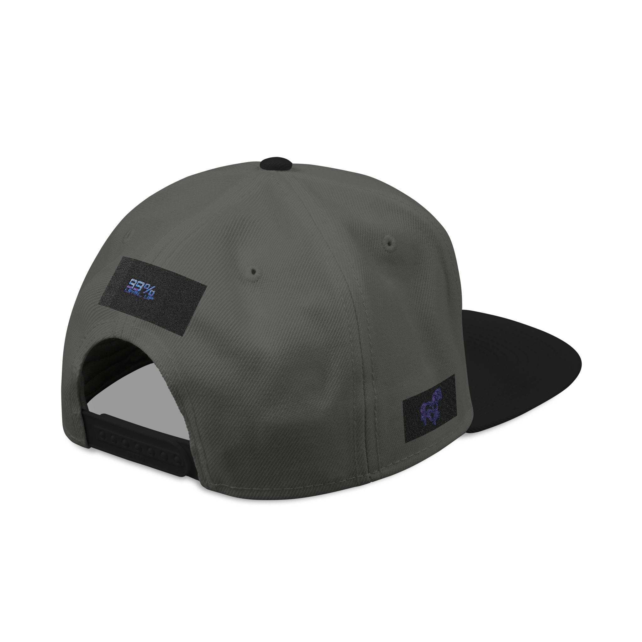 Neon Grid Snapback — Cyberpunk Embroidered Street Cap