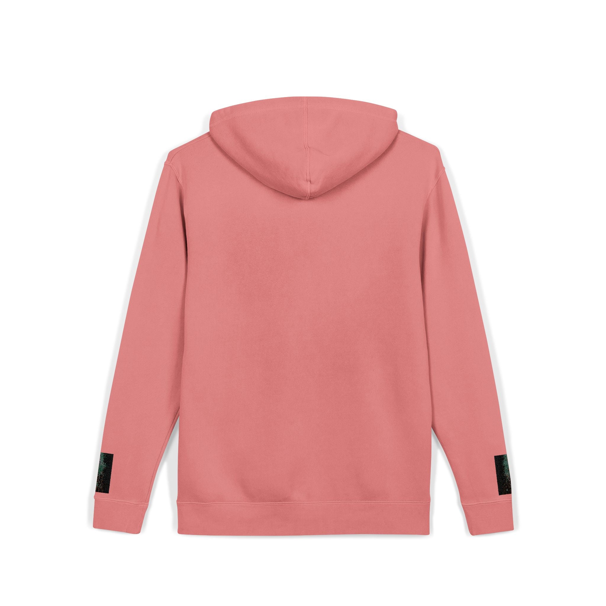Pigment-Dyed Hoodie — Retro Blue Cassette Neon Cyberpunk Pullover