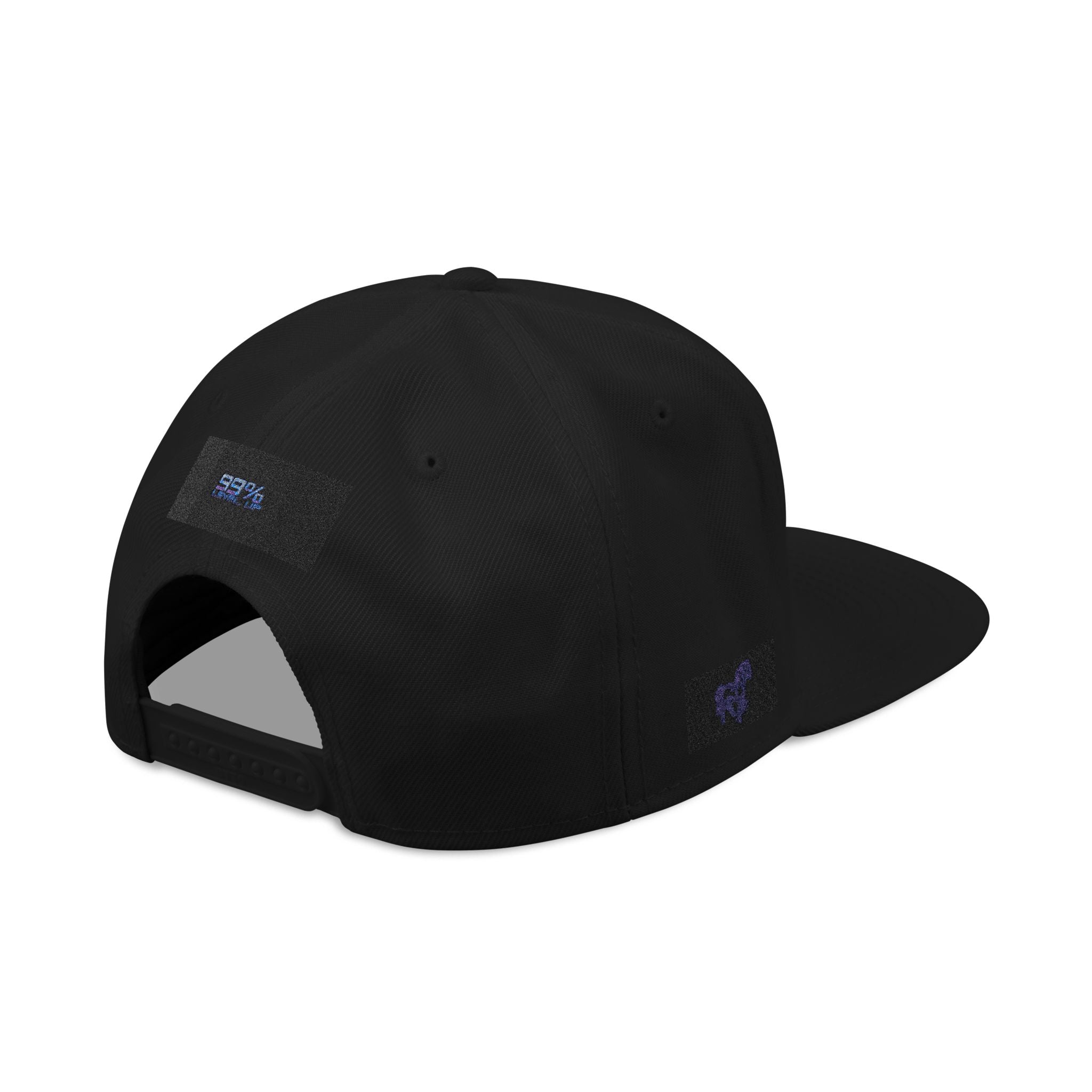 Neon Grid Snapback — Cyberpunk Embroidered Street Cap