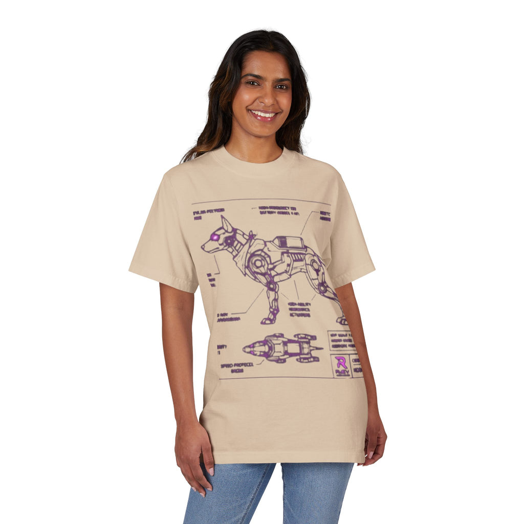 Cybernetic K9 Blueprint T-Shirt