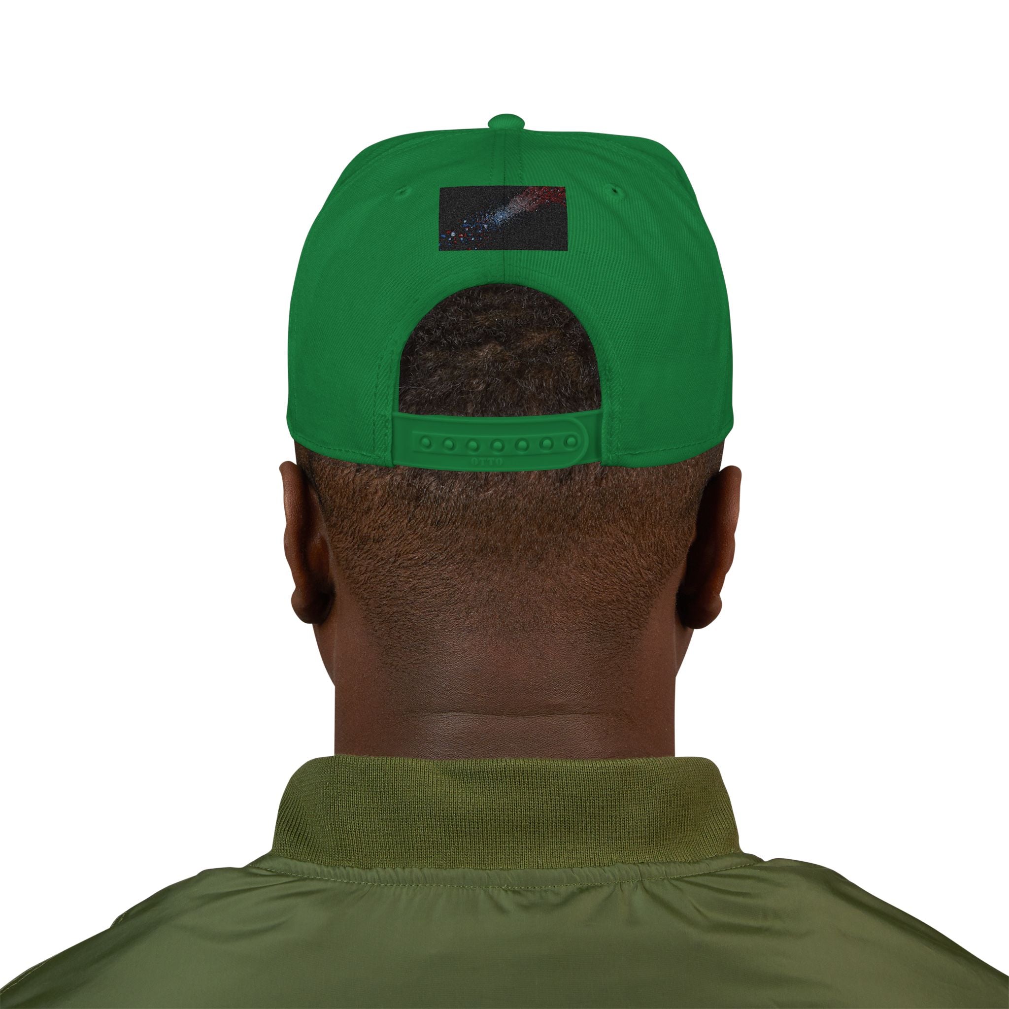 Galaxy Embroidered Snapback Hat — Space Nebula Neon Cyber Cap