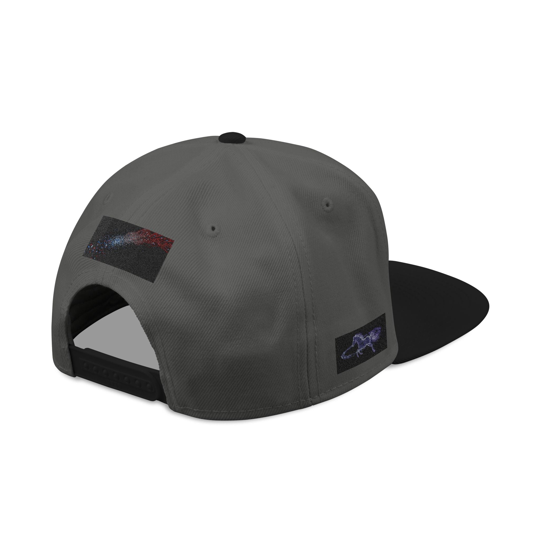 Galaxy Embroidered Snapback Hat — Space Nebula Neon Cyber Cap