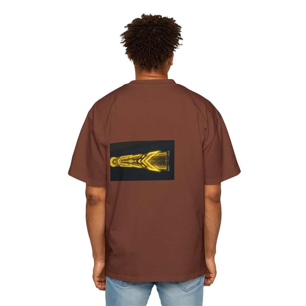 Glitch Override Tee — Futuristic Cyber Graphic Oversized T-Shirt