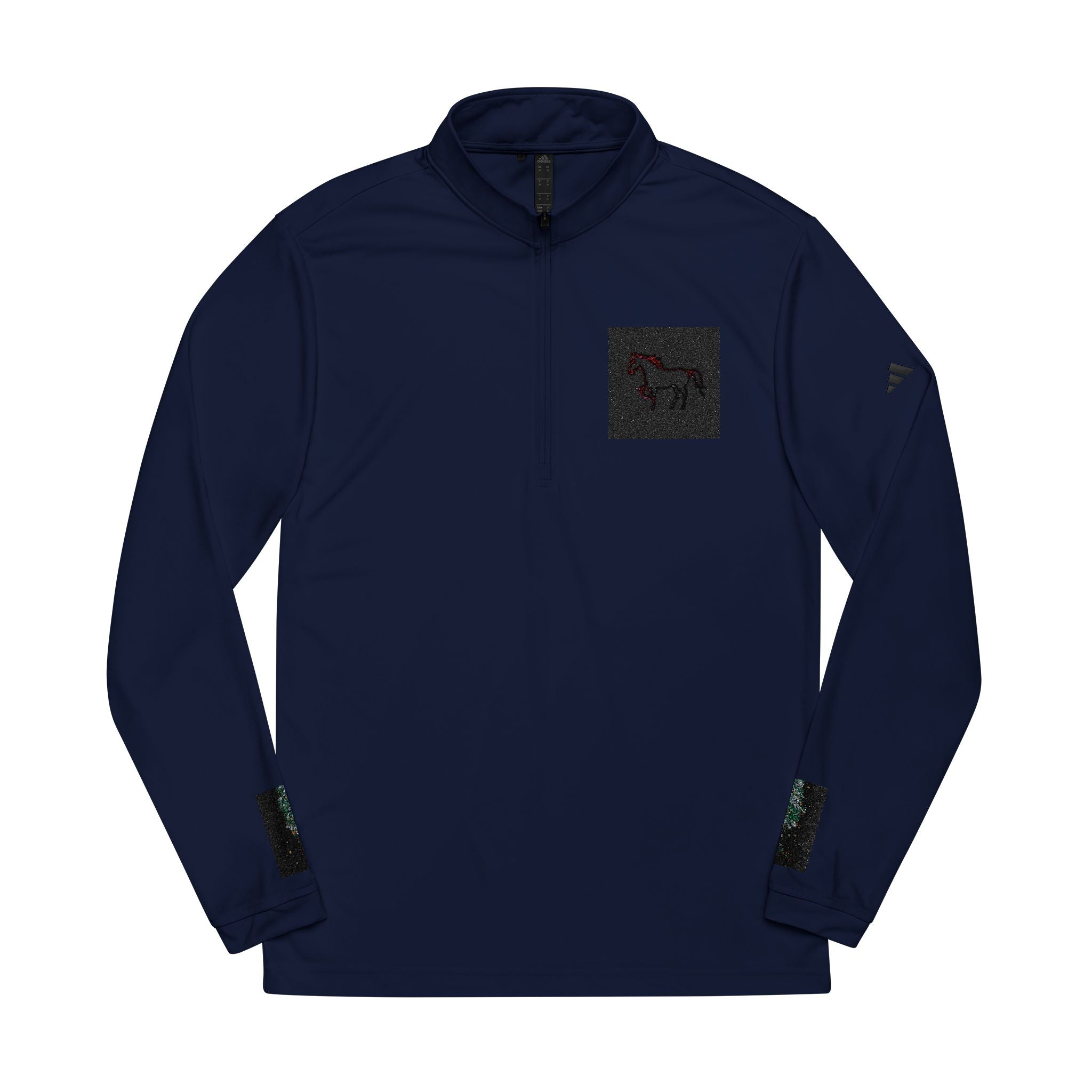 adidas® Quarter-Zip Pullover — Neon Cyber Performance Layer (Embroidery)