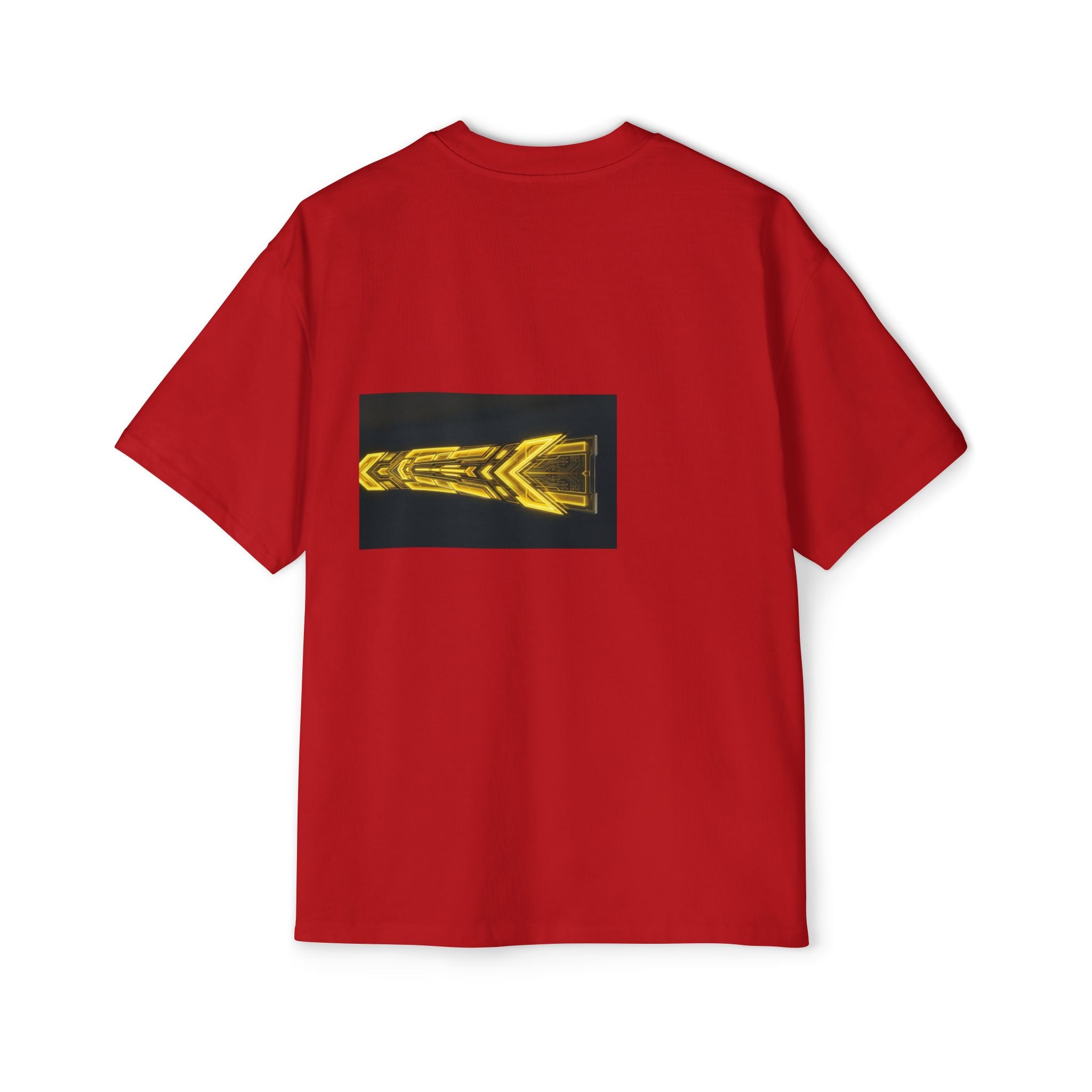 Glitch Override Tee — Futuristic Cyber Graphic Oversized T-Shirt