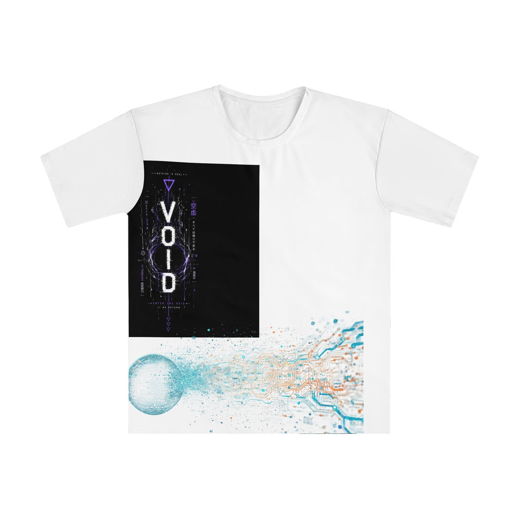 Data Breach Graphic Tee — Neon Cyberpunk QR Design