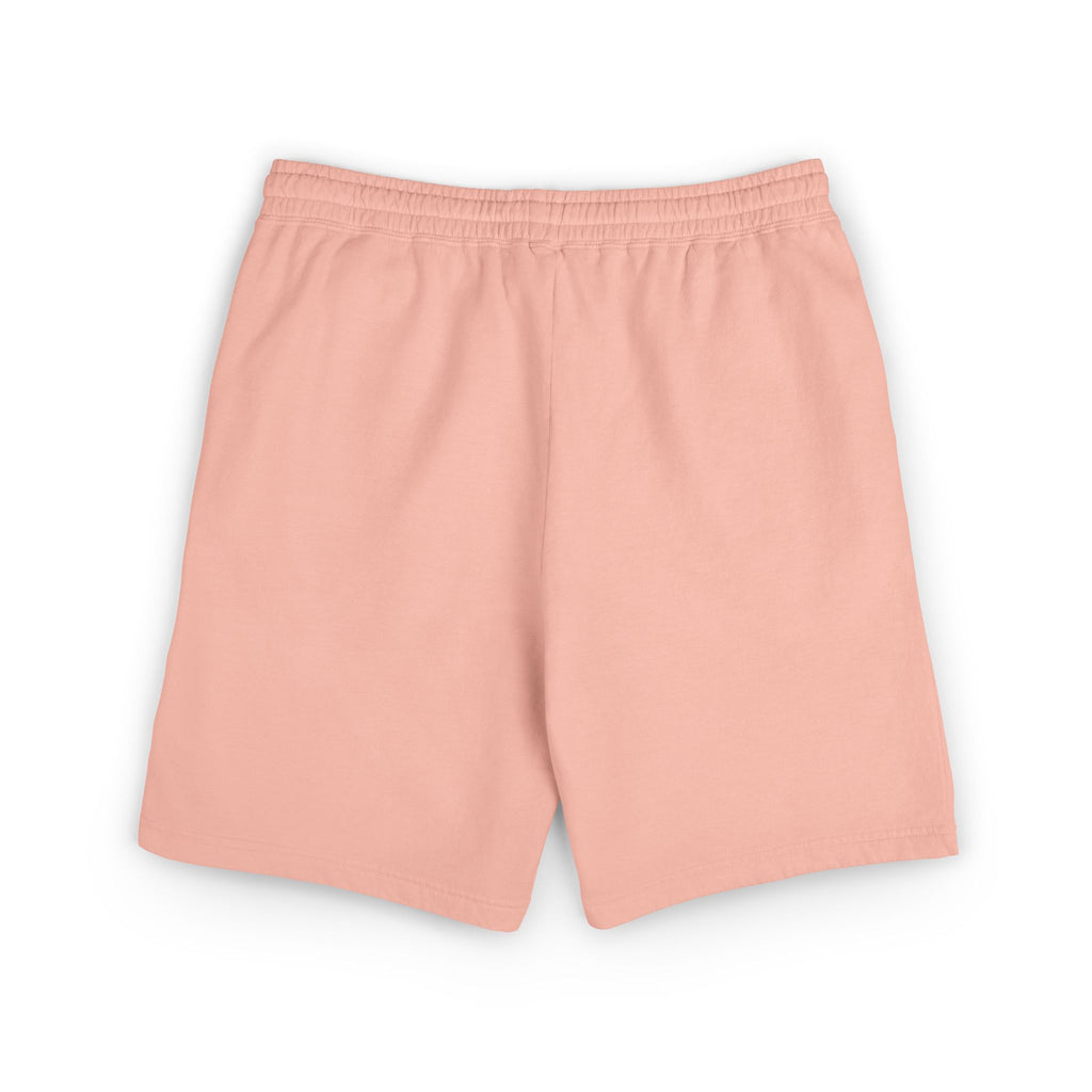 Ski Racer Fleece Sweat Shorts — Retro Neon Skiing Graphic