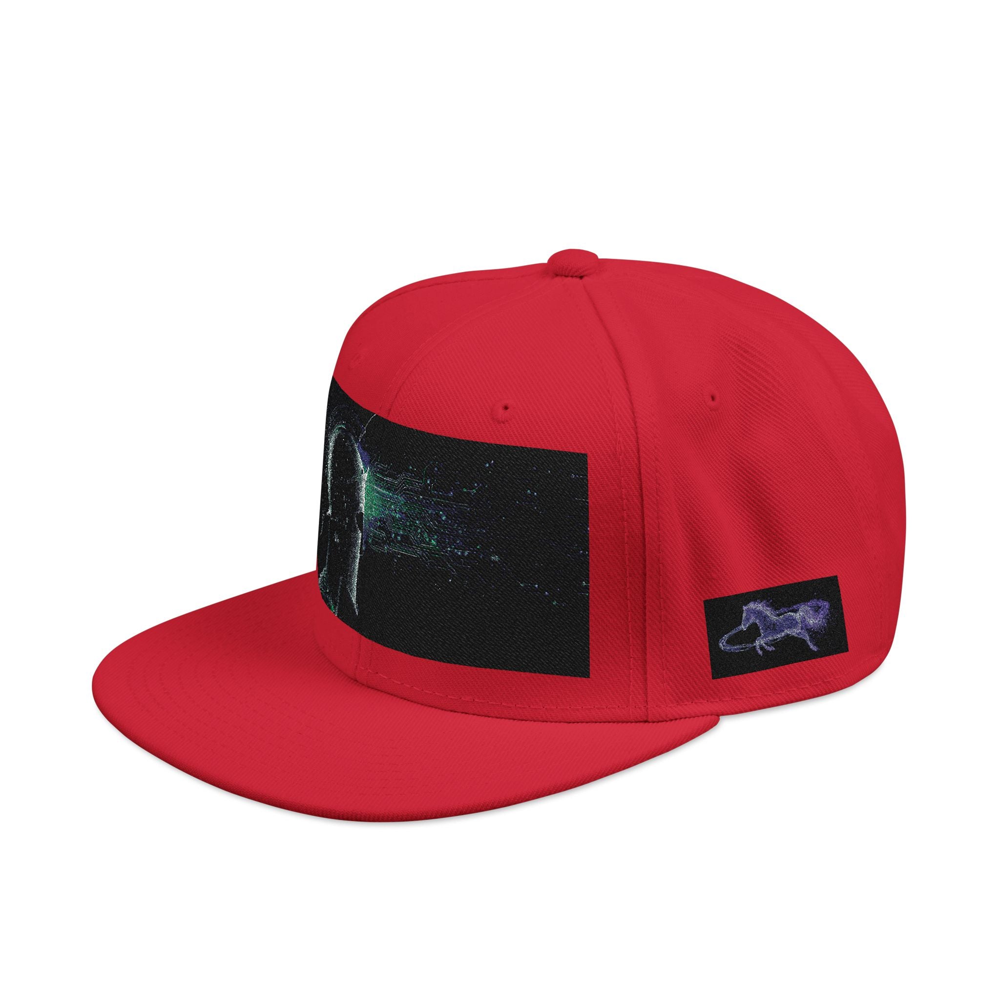 Galaxy Embroidered Snapback Hat — Space Nebula Neon Cyber Cap