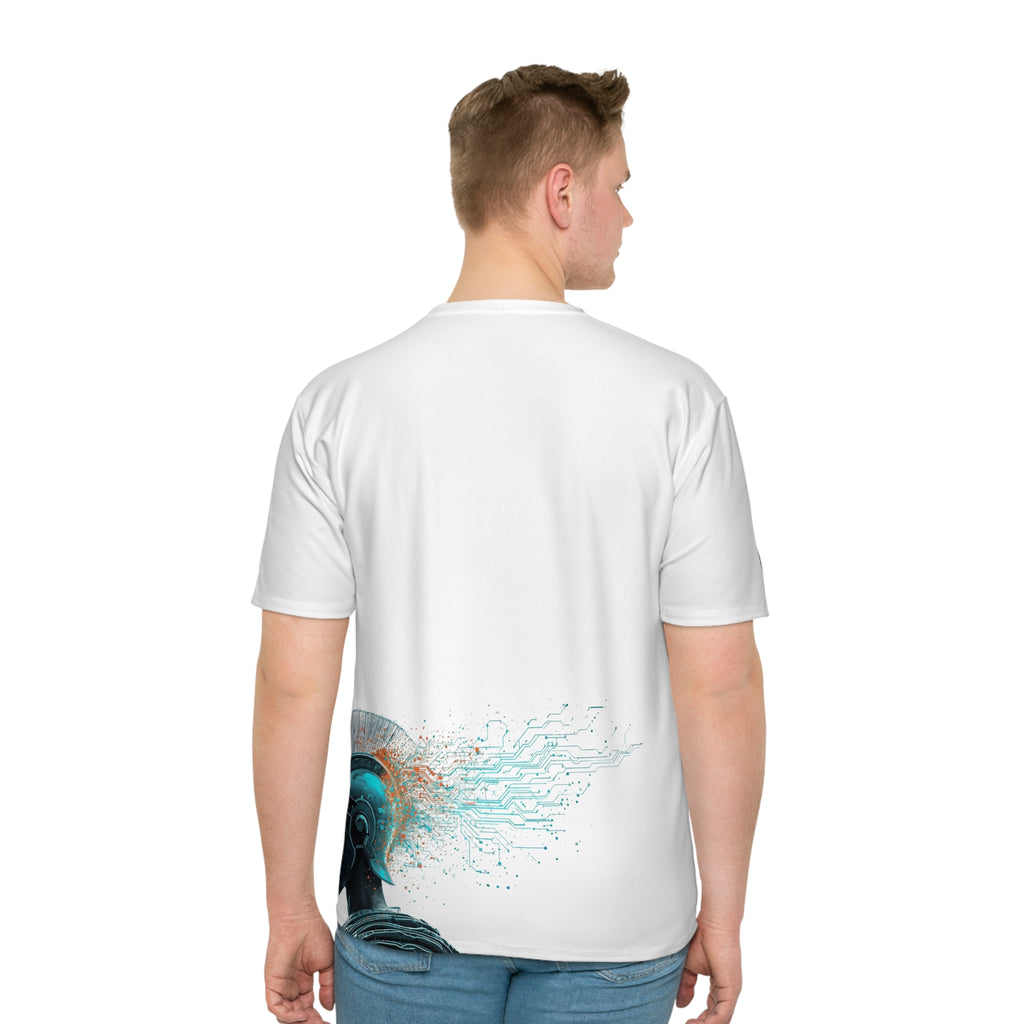Data Breach Graphic Tee — Neon Cyberpunk QR Design