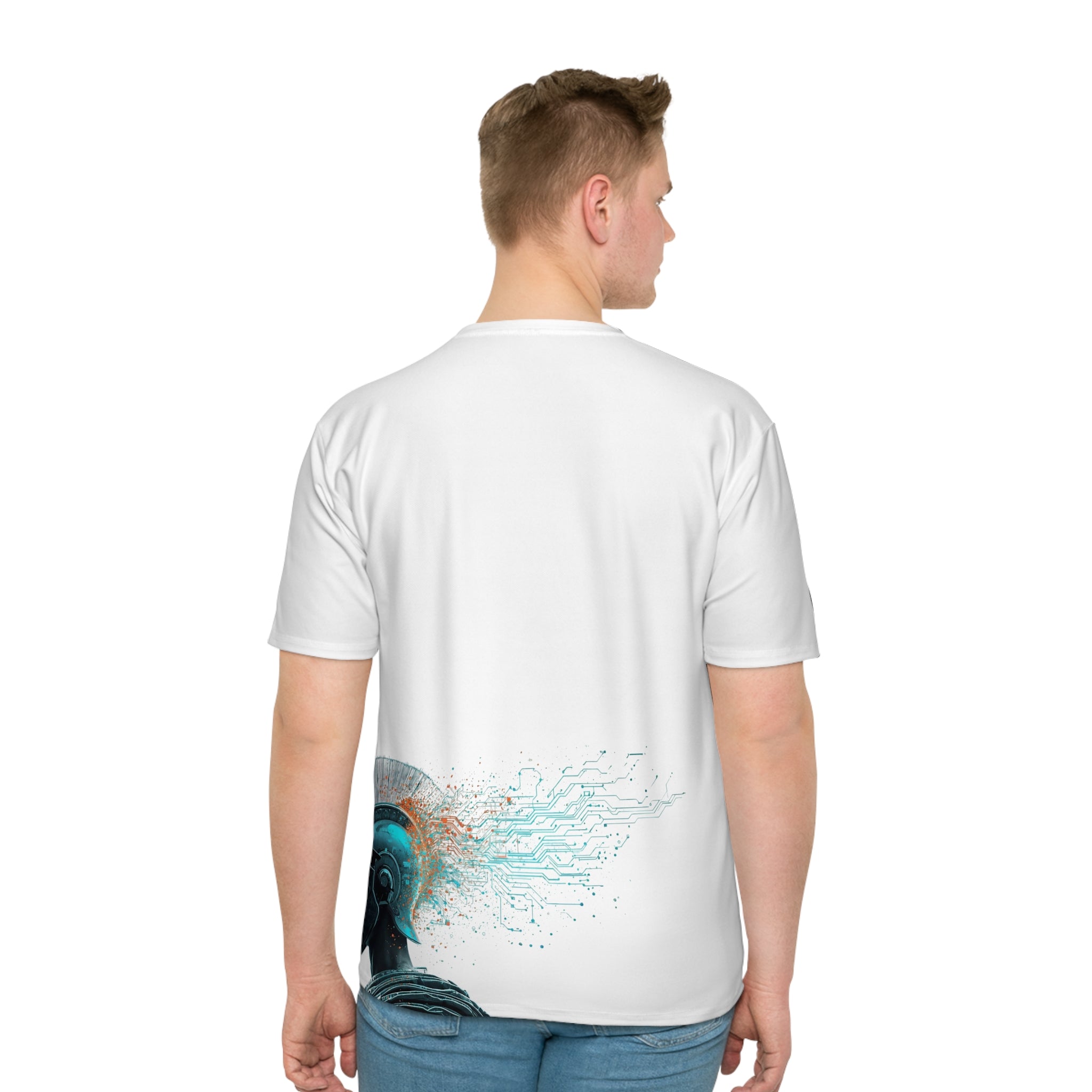 Data Breach Graphic Tee — Neon Cyberpunk QR Design