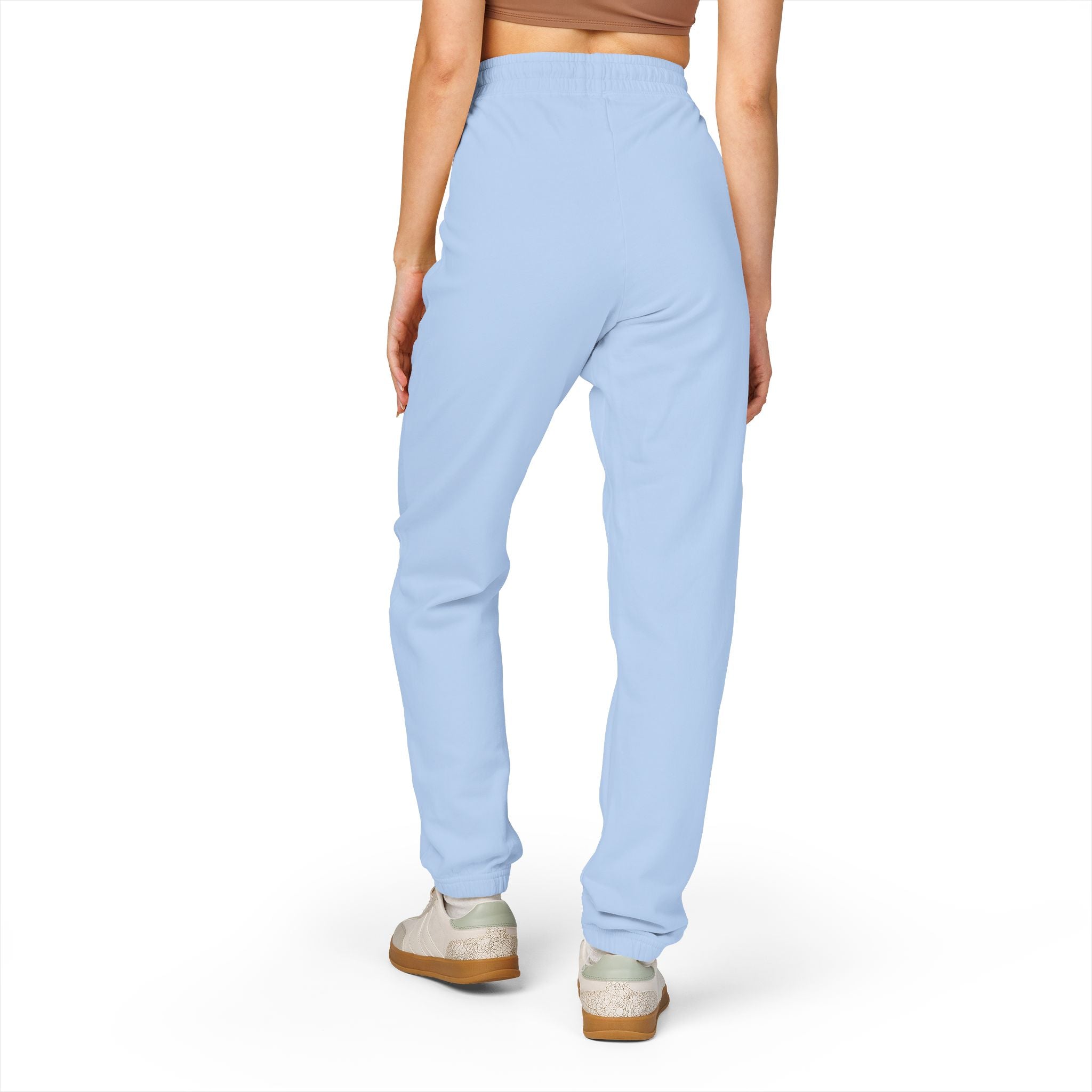 Void Graphic Sweatpants – Relaxed Garment-Dyed Fleece Joggers
