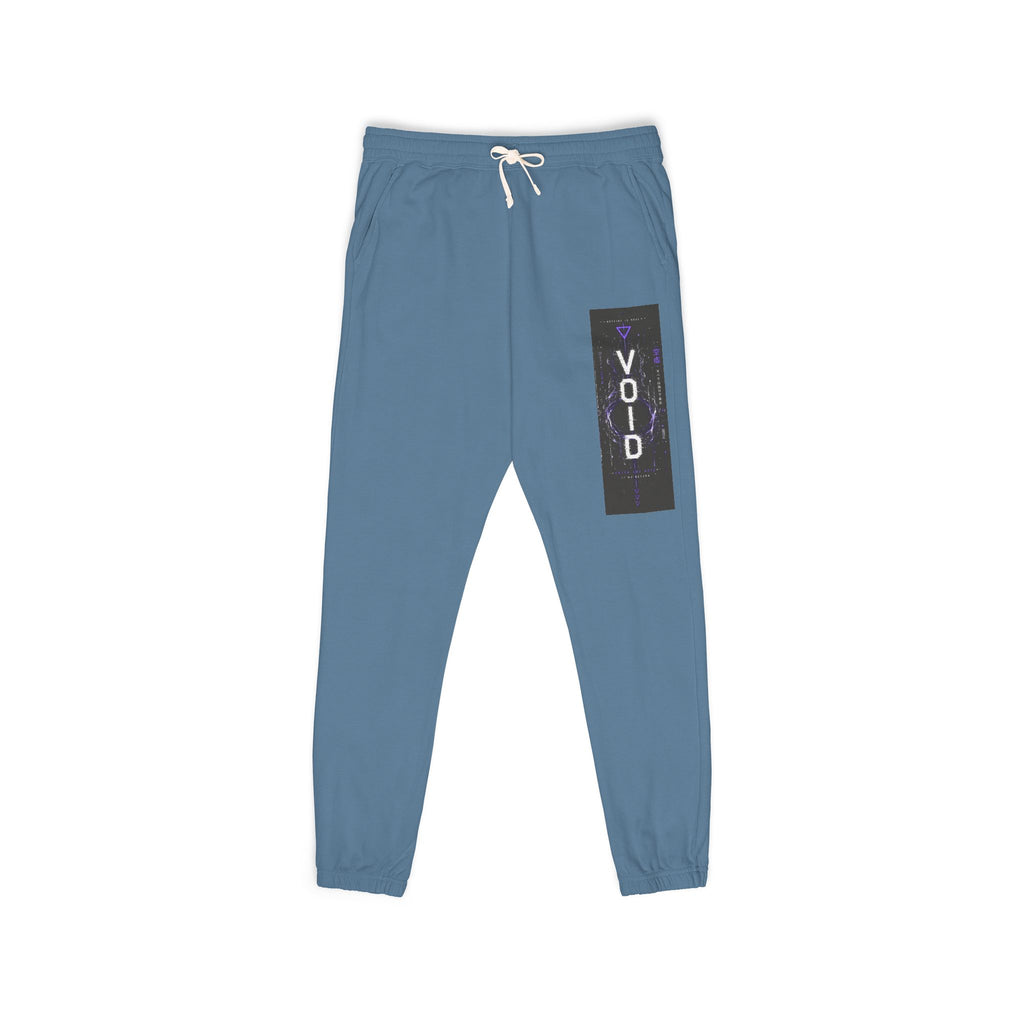 Void Graphic Sweatpants – Relaxed Garment-Dyed Fleece Joggers