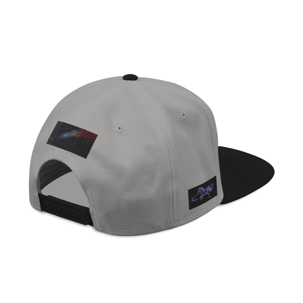 Galaxy Embroidered Snapback Hat — Space Nebula Neon Cyber Cap