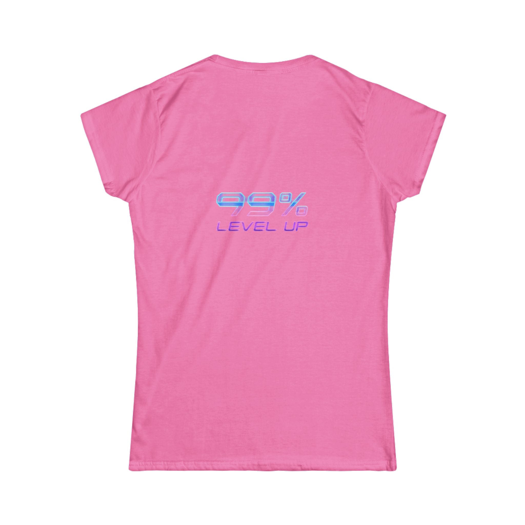 Ski Cat Graphic Tee — 'Level Up' Retro Gaming Skiing Women's T‑Shirt